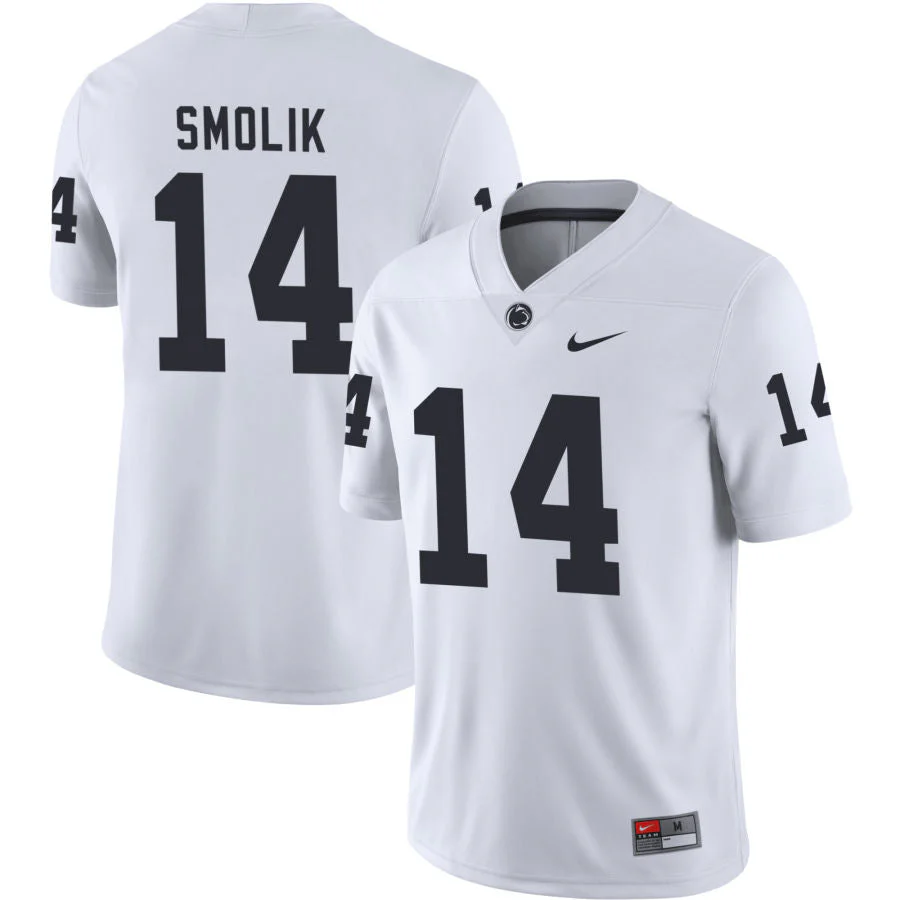 Men��s Penn State #14 Jaxon Smolik Football Jersey