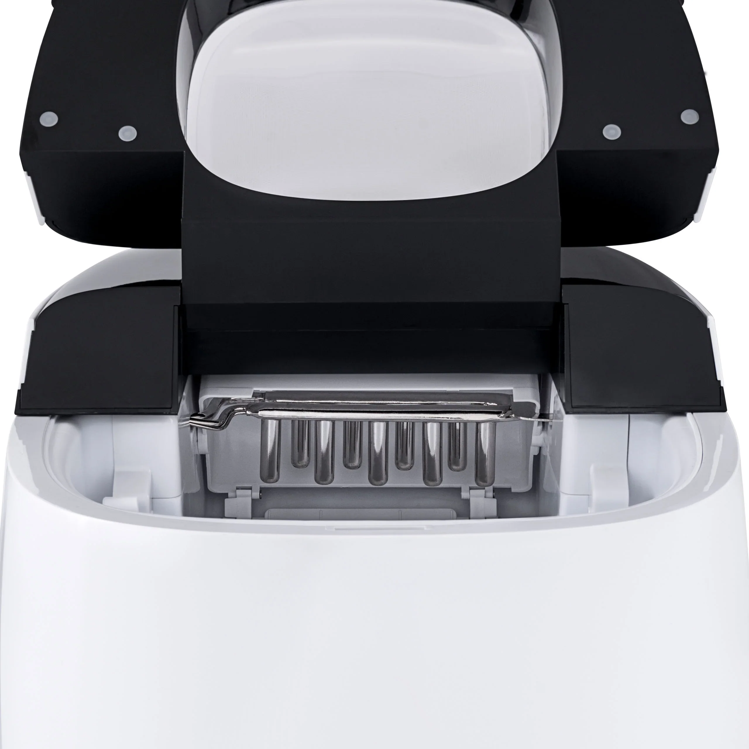 2025 Máquina de Hielo de Encimera Newair® – Cubos de Hielo en Forma de Bala, Blanco