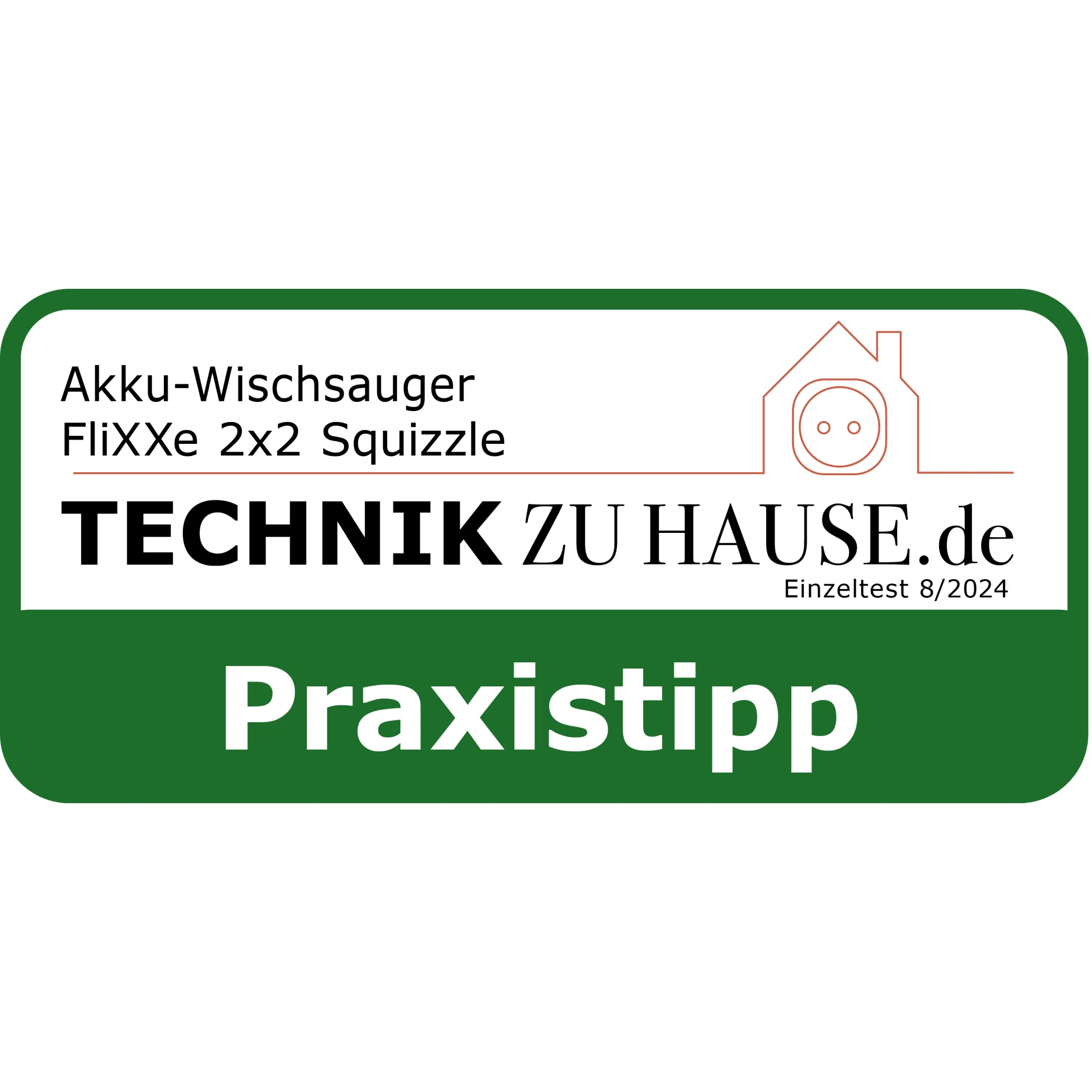 FliXXe Nass-Trockensauger 2x2 Squizzle