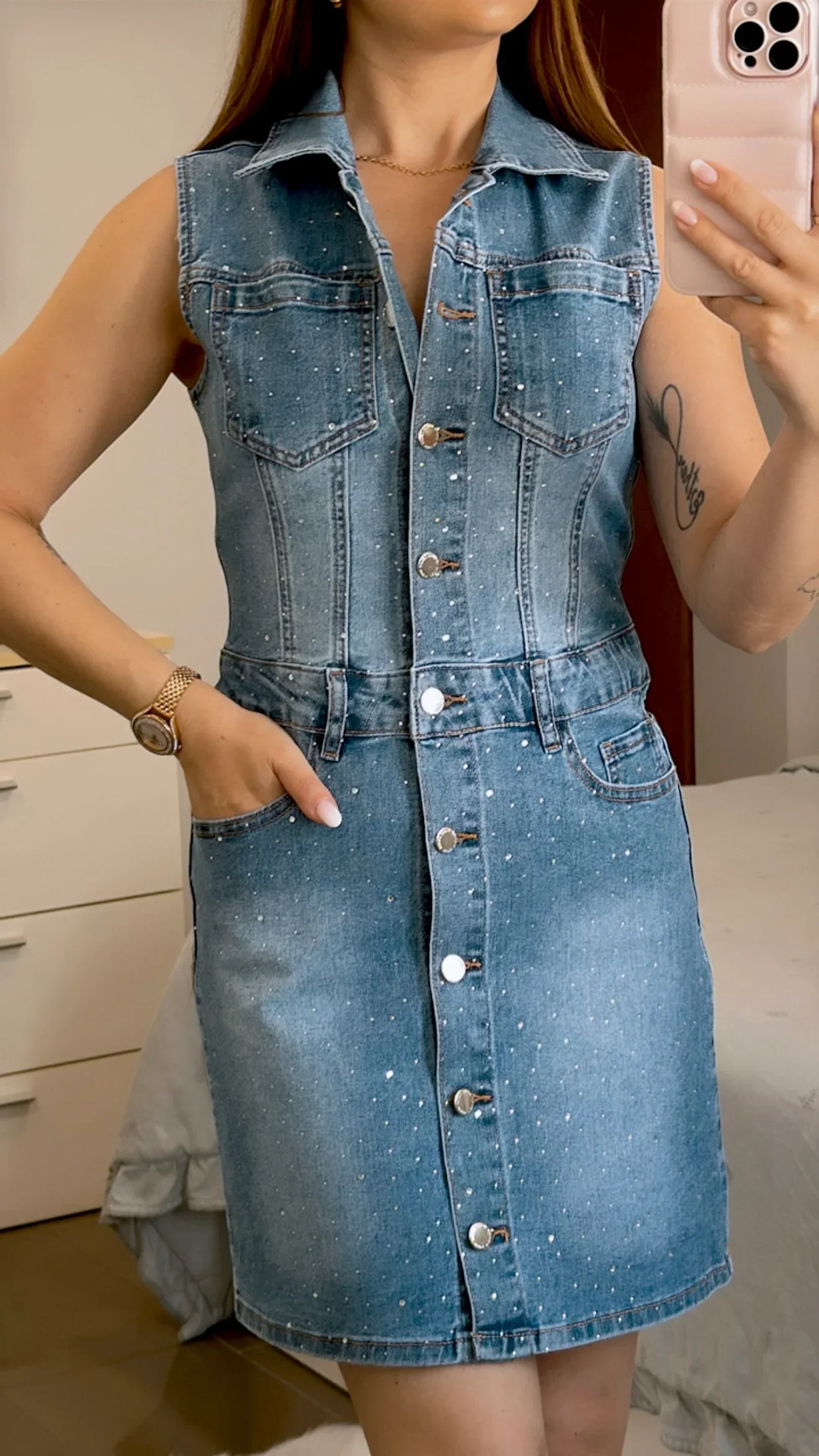 VESTIDO BRILLIS DENIM