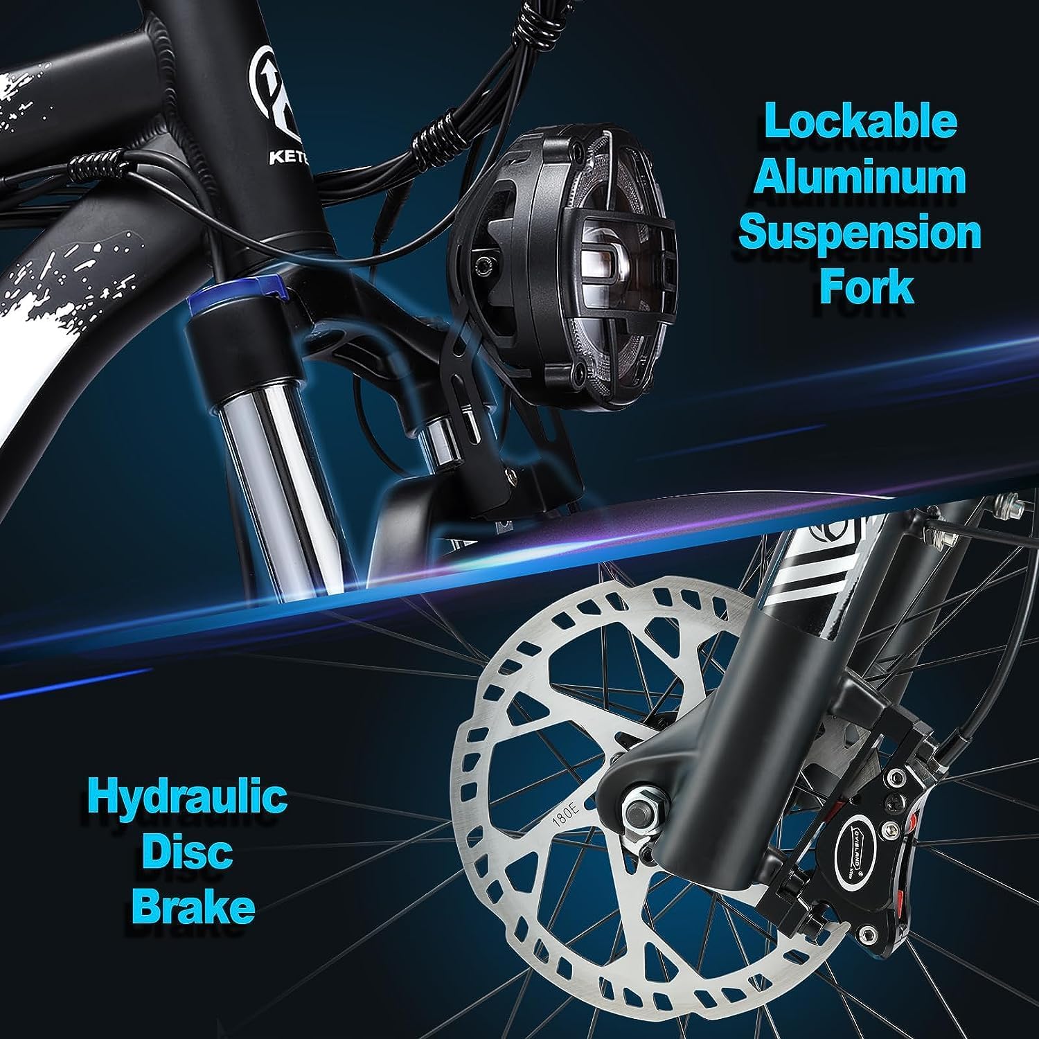 Electric Bike for Adult, 26 x 4.0 Fat Tire Ebike, 1000W/2000W Peak Electric Bicycle, 48V 13/17.5/23AH Waterproof Battery, Front Suspension Ebike, 27MPH-46MPH, Adjustable Seat, UL and GCC Certified