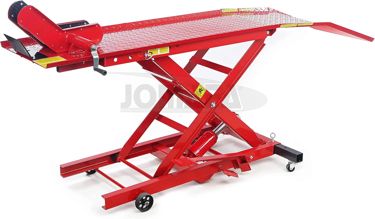 JOMAFA ELEVADOR HIDRAULICO DE MOTOS 360 KILOS, rojo