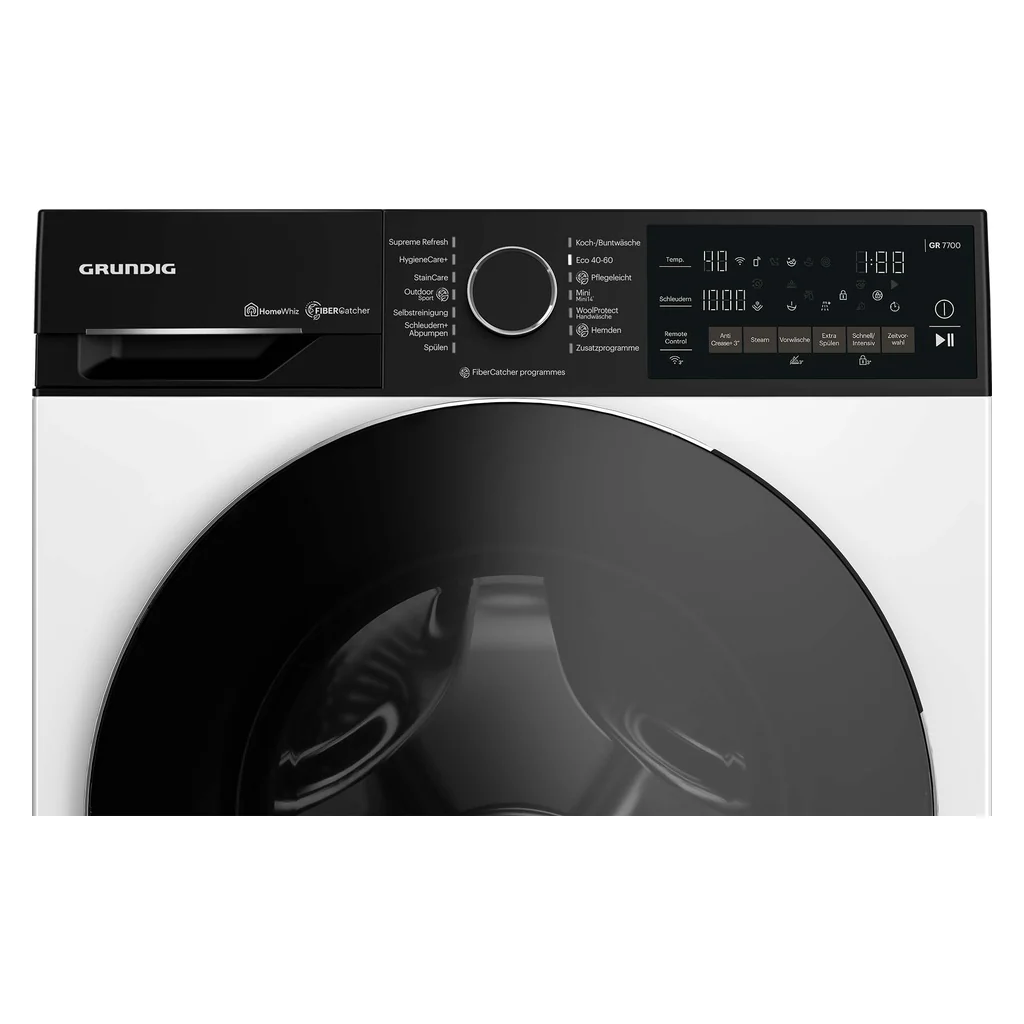2025 Lavadora Grundig GW7P79419W de carga frontal 9 kg, 1400 rpm, blanca