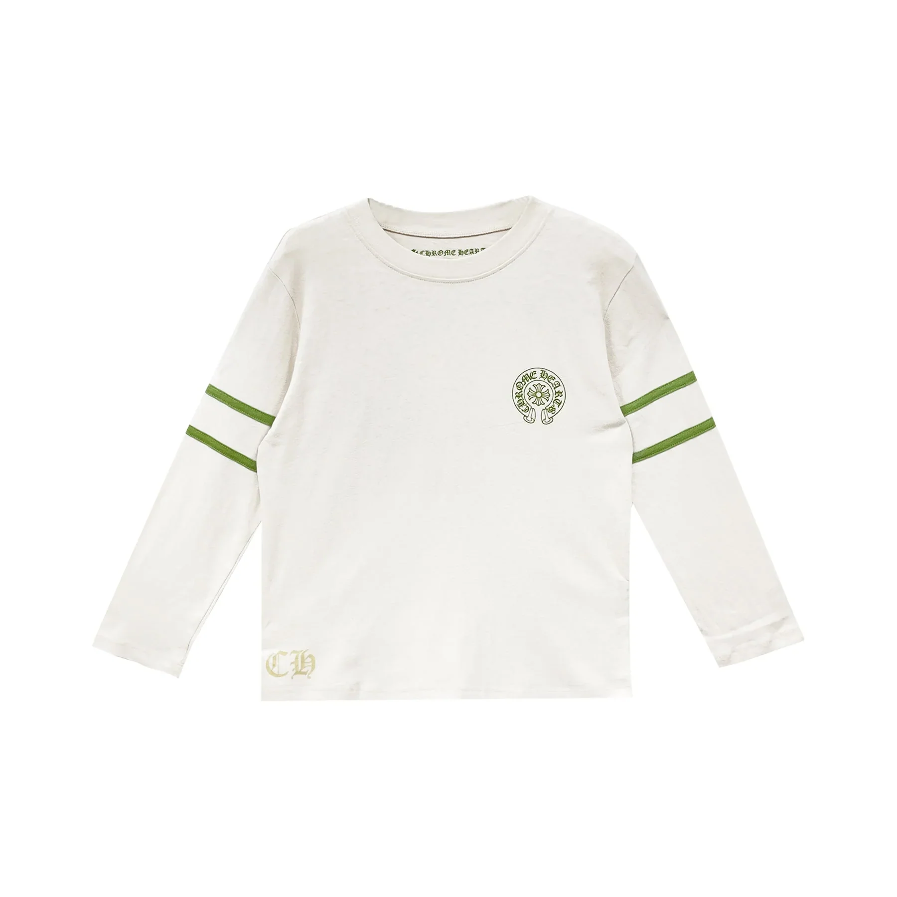 33 Horseshoe Logo White Long Sleeve T-Shirt