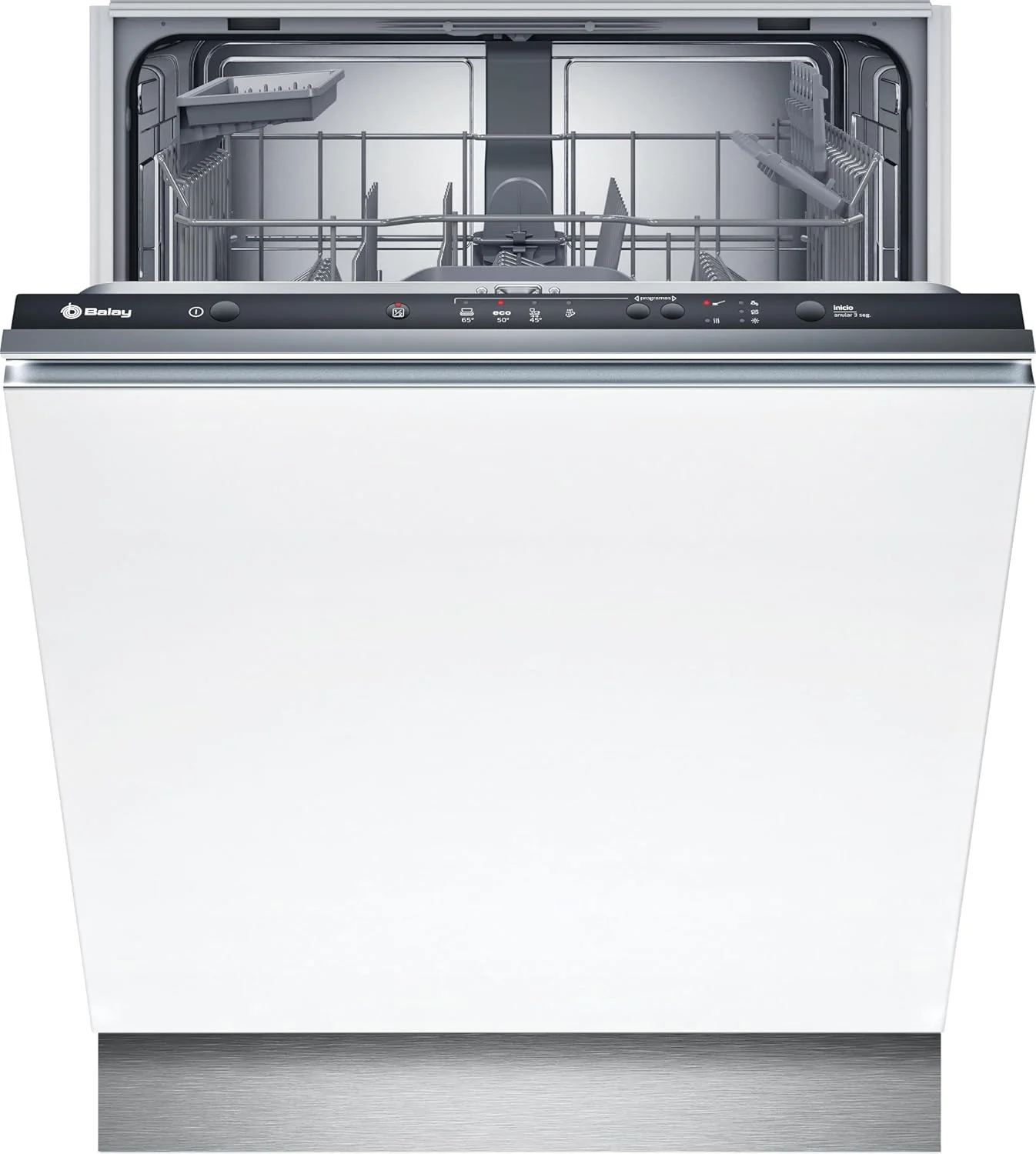Balay Built-in Dishwasher, 12 Service, 60 cm Width, Half Load, Fast Program, Quiet, 3VF304NP