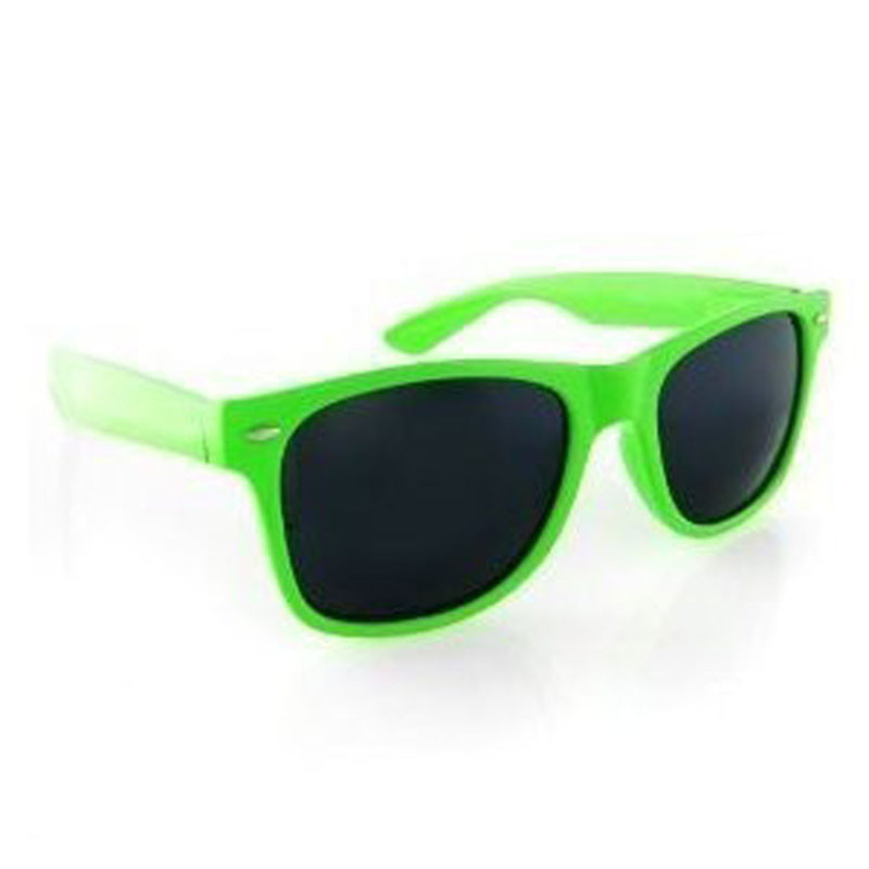 Green Sunglasses |  Iconic 80's Style |  Adult Size 1052