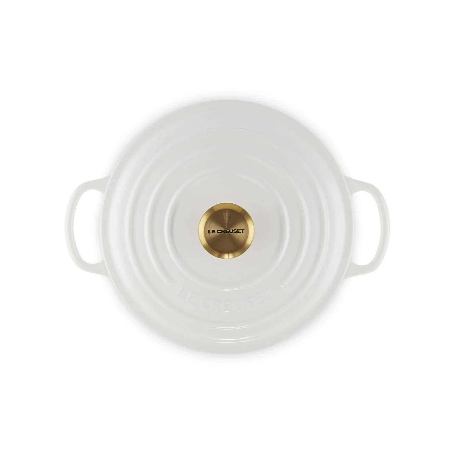 Le Creuset Pfanne Signature Bräter Round 20 cm White