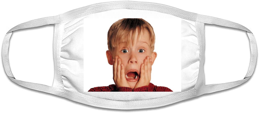 Macaulay Culkin Mask  |  Macaulay Culkin Face Mask | Adult Double Ply Soft Cotton