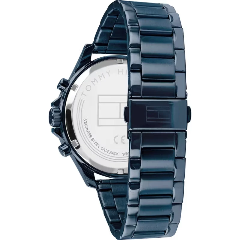Tommy Hilfiger Ari Diamonds White Dial Blue Steel Strap Women's Watch - 1782003