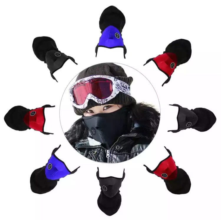 Half Ski Mask Neck Enclosure w/ Air Circulation Outlet WS10334