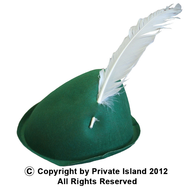 Child Peter Pan Hat with Feather 1559