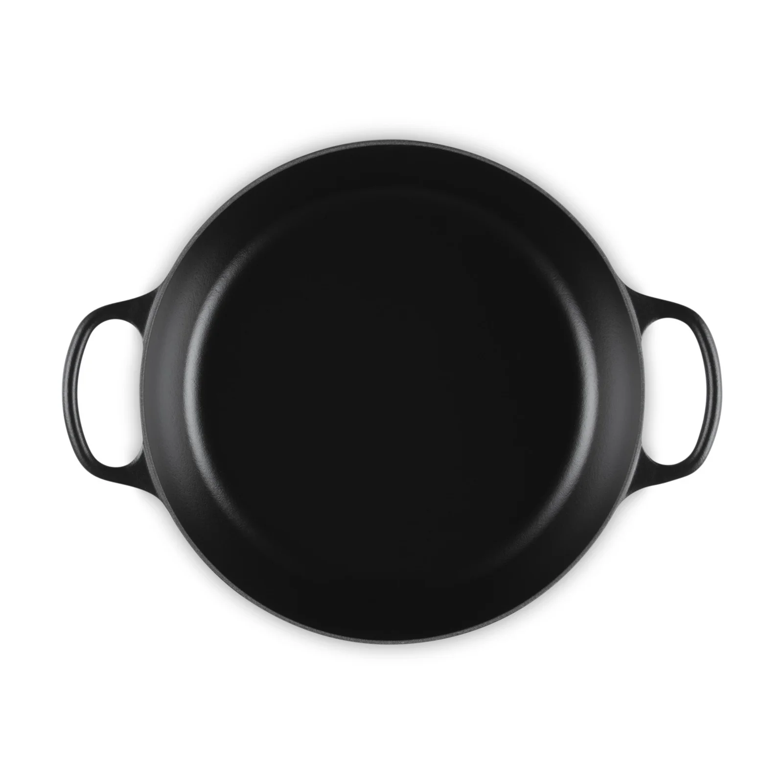 Le Creuset Pfanne Signature Gusseisen-Gourmet-Topf, Ø 30cm, Schwarz matt