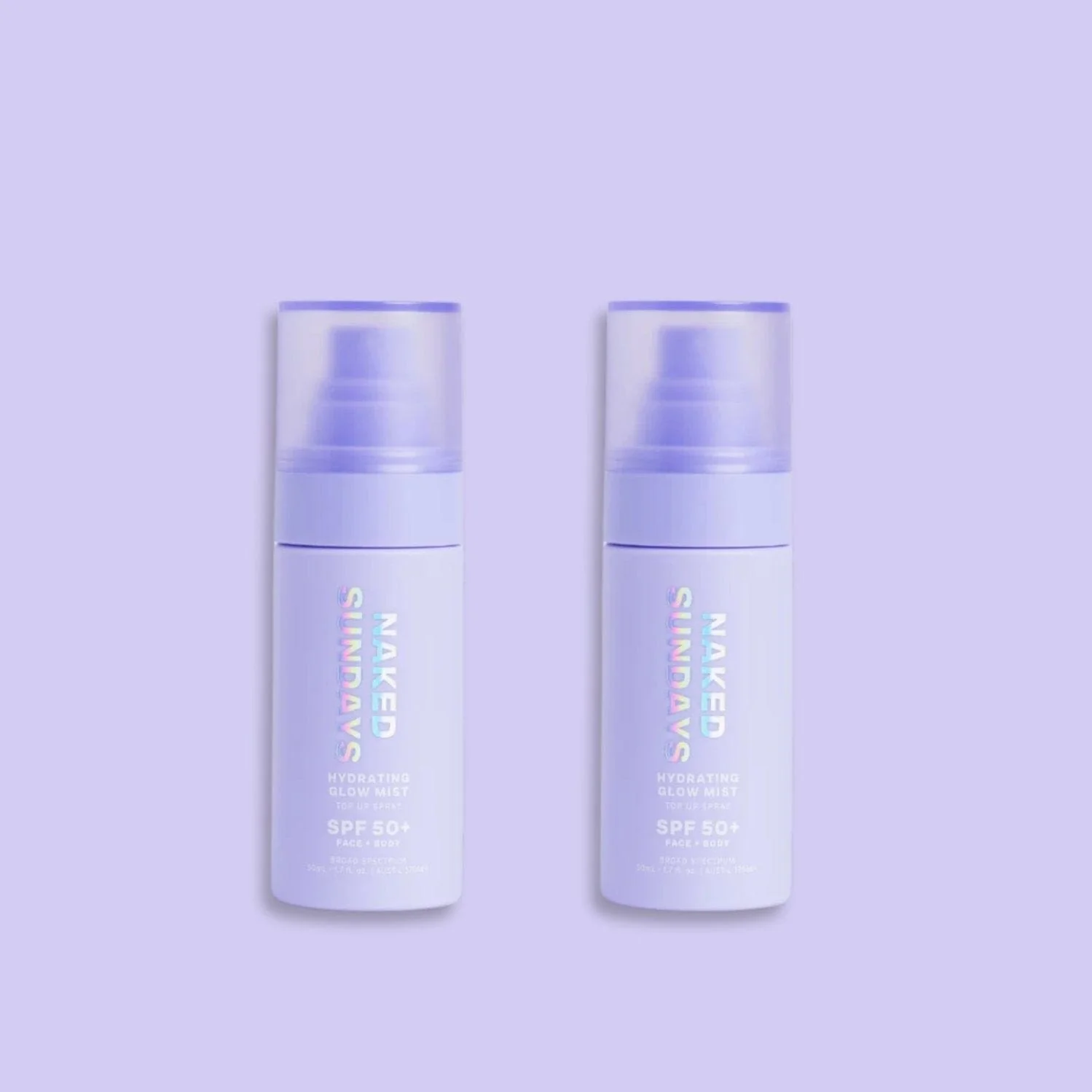 Travel Size Twin Variant - SPF50+ Glow Face Mist Top Up Spray