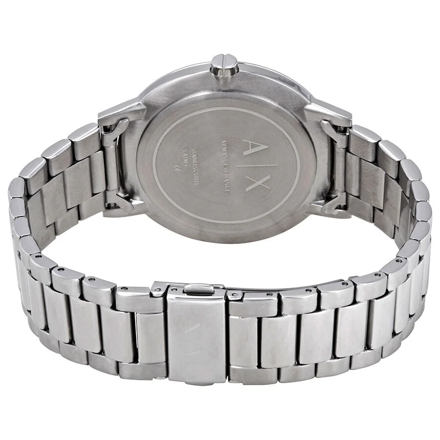Armani Exchange Cayde Black Dial Silver Watch - AX2700