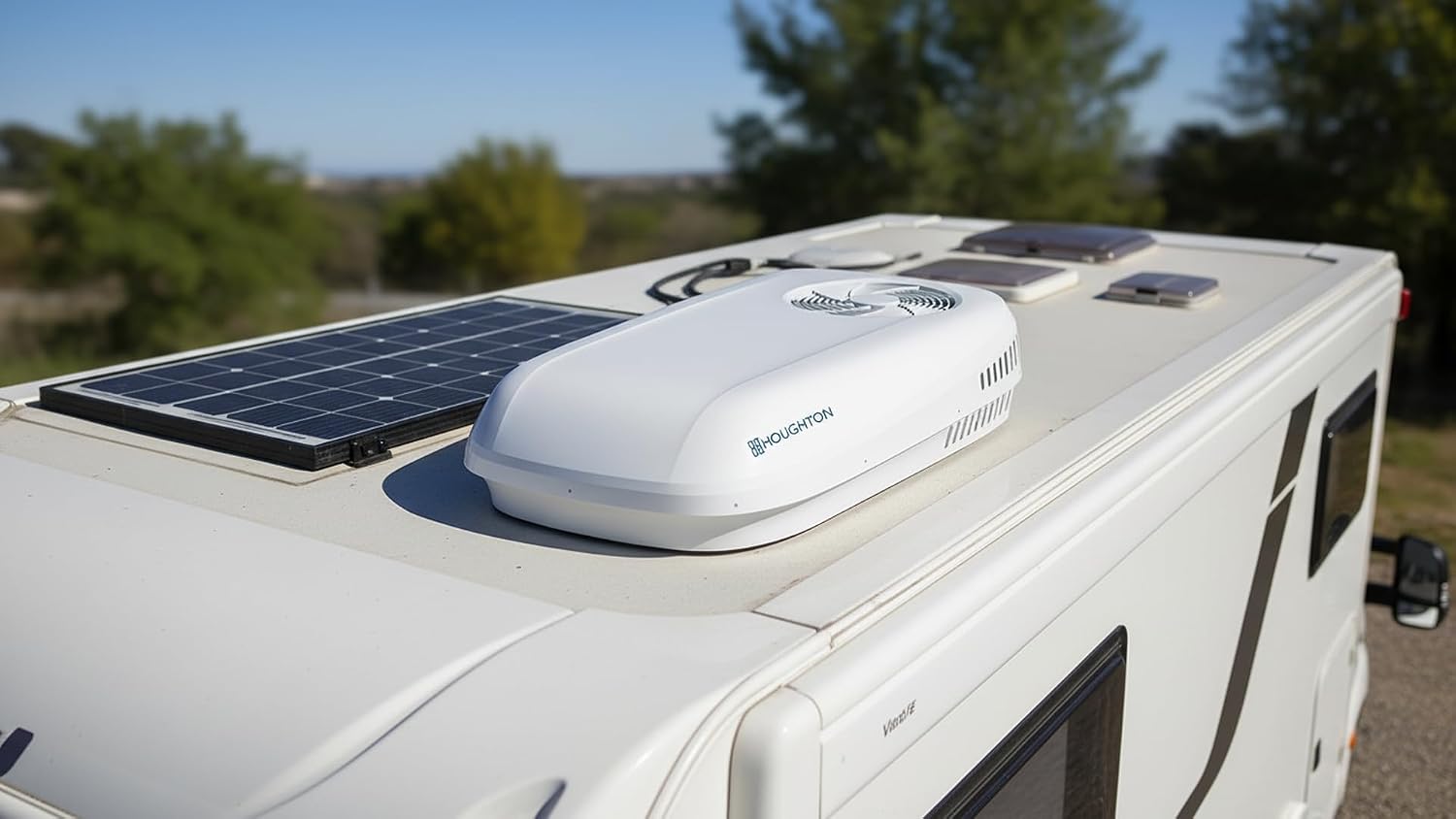 Belaire 2000K Klimaanlage 2,0kW – Reverse-Zyklus, 230V – Kompakte Wohnmobil-Klimaanlage für Van, Camper, Caravan, leise & energieeffizient