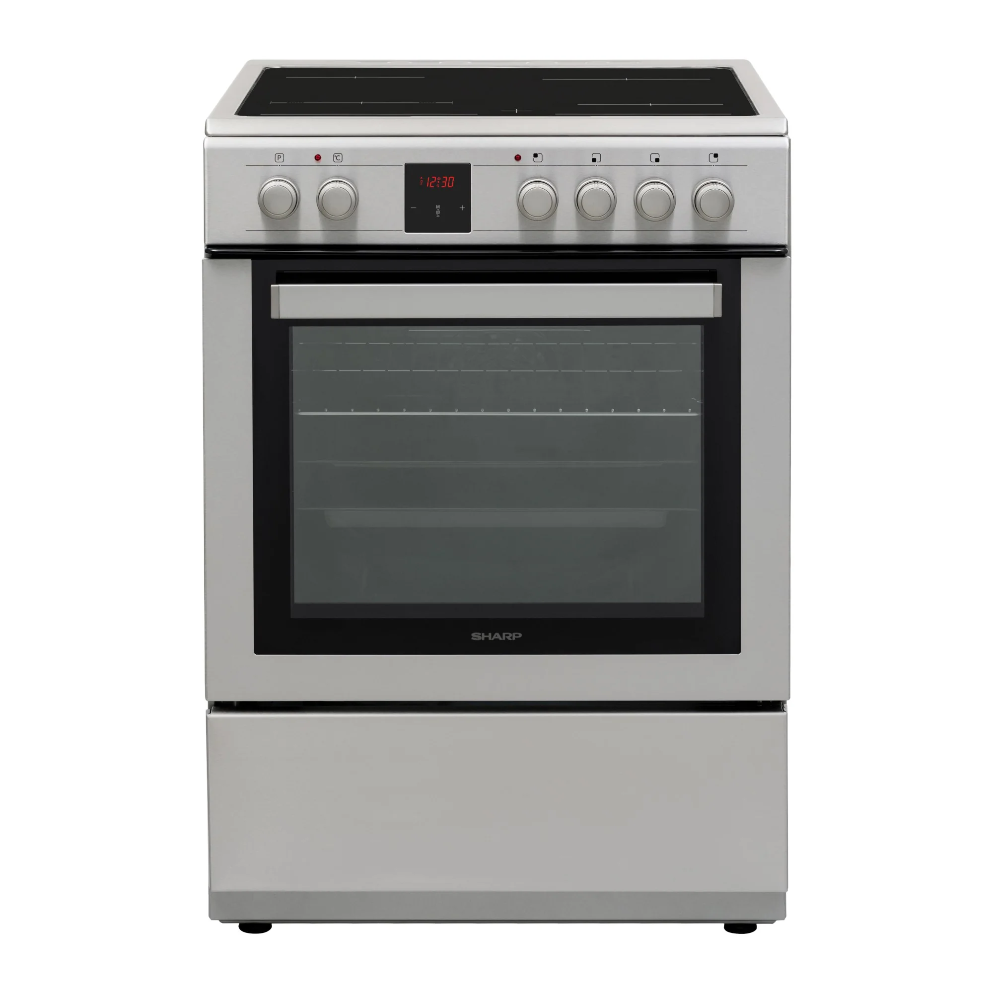 Sharp Kochherd freistehend KF-76VDD19I-CH, 230/400V
