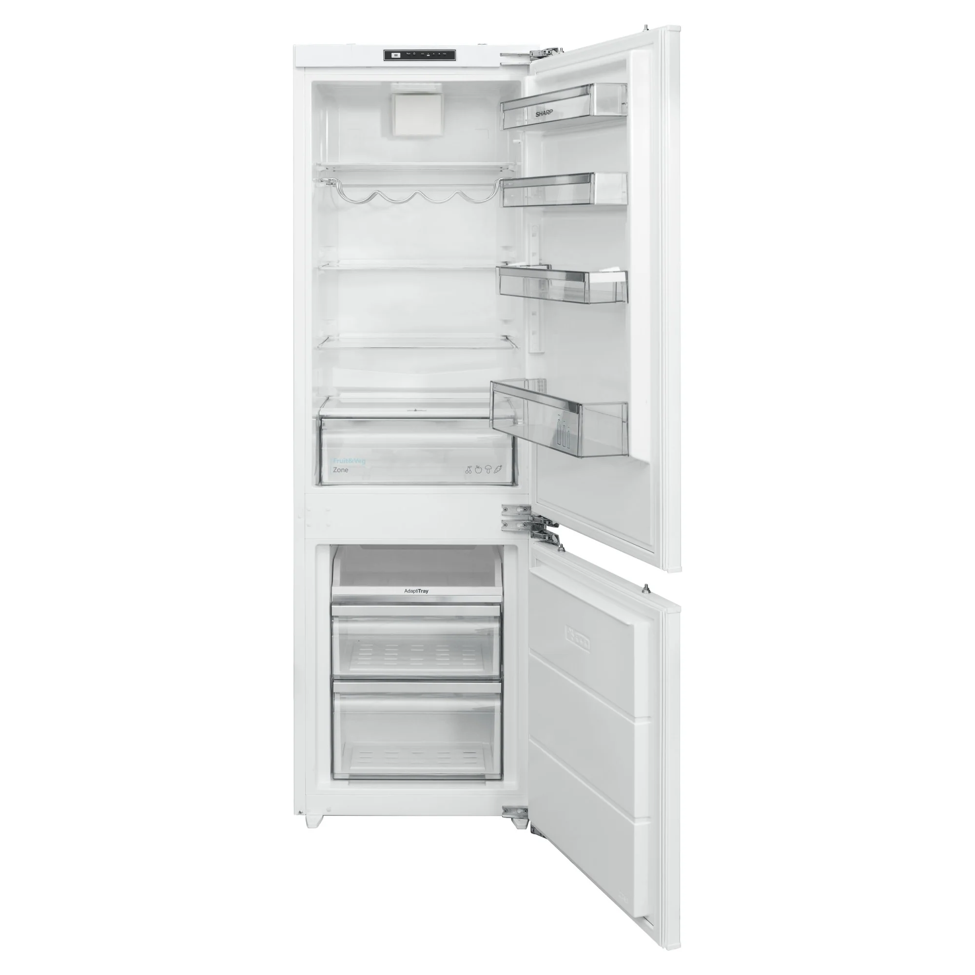 Sharp Einbaukühlschrank SJ-BD237E00X/CH-Norm, 178er-Nische, Festtür