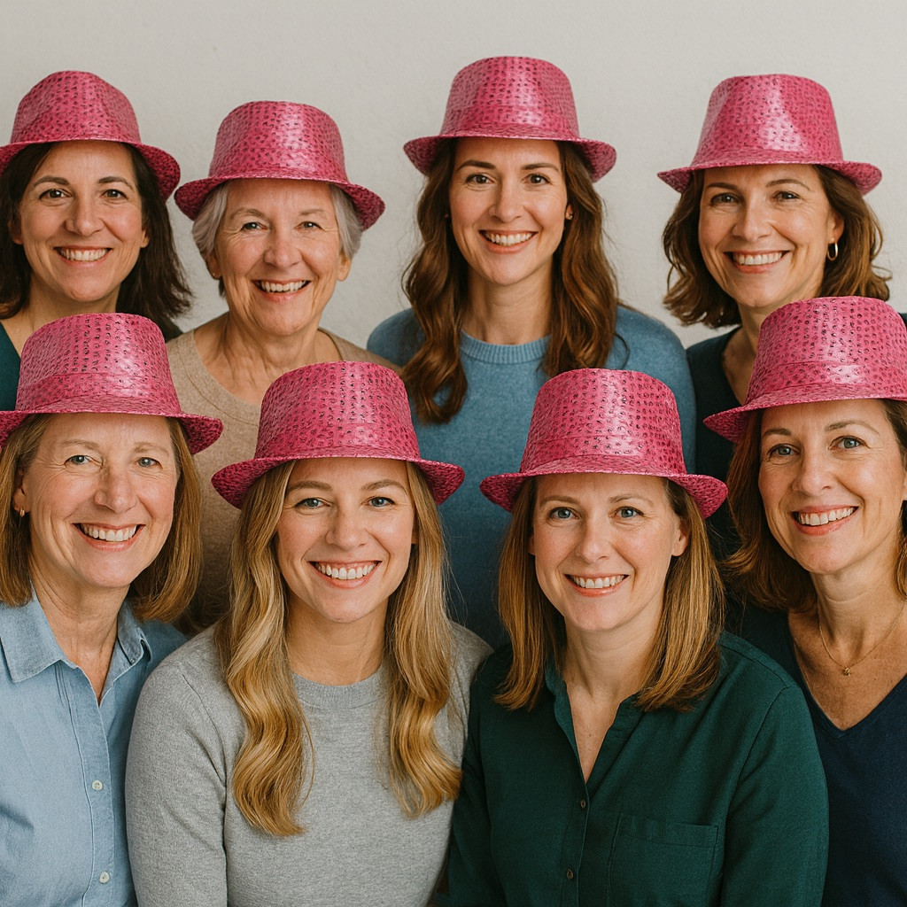 Wholesale Pink Fedoras | Bulk Pink Fedoras |  5531D Adult Size