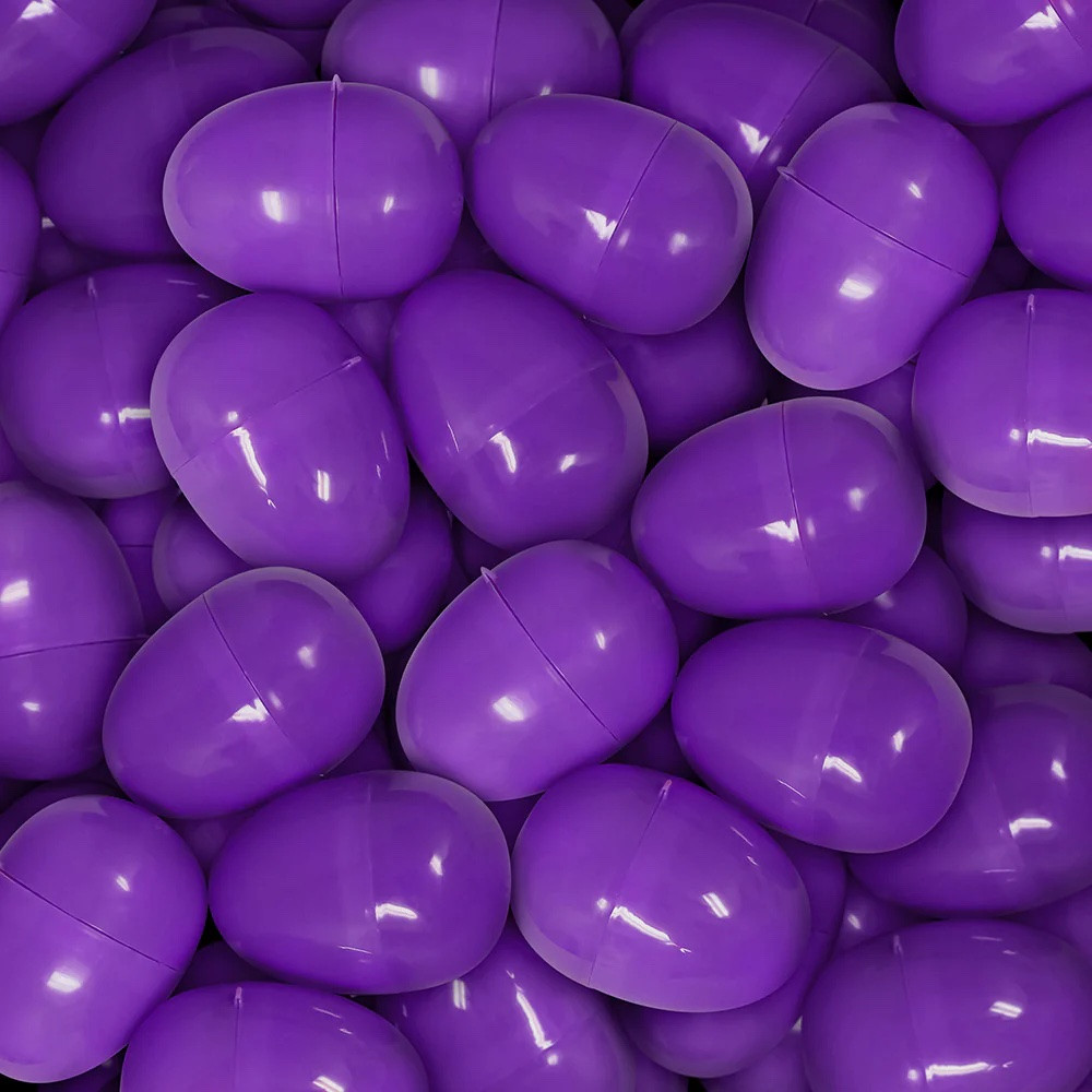 Bulk 100 PCS Purple Easter Eggs 1863P