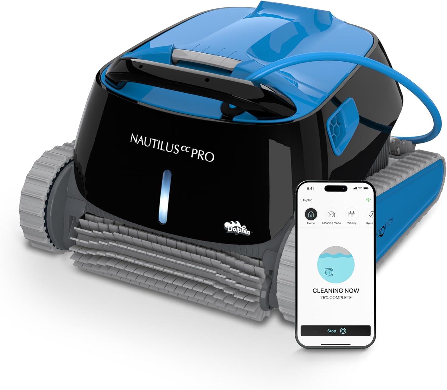 Dolphin Nautilus CC Robot Electric Pool Cleaner - Wall Cleaning, Underground Pool Up to 10 m