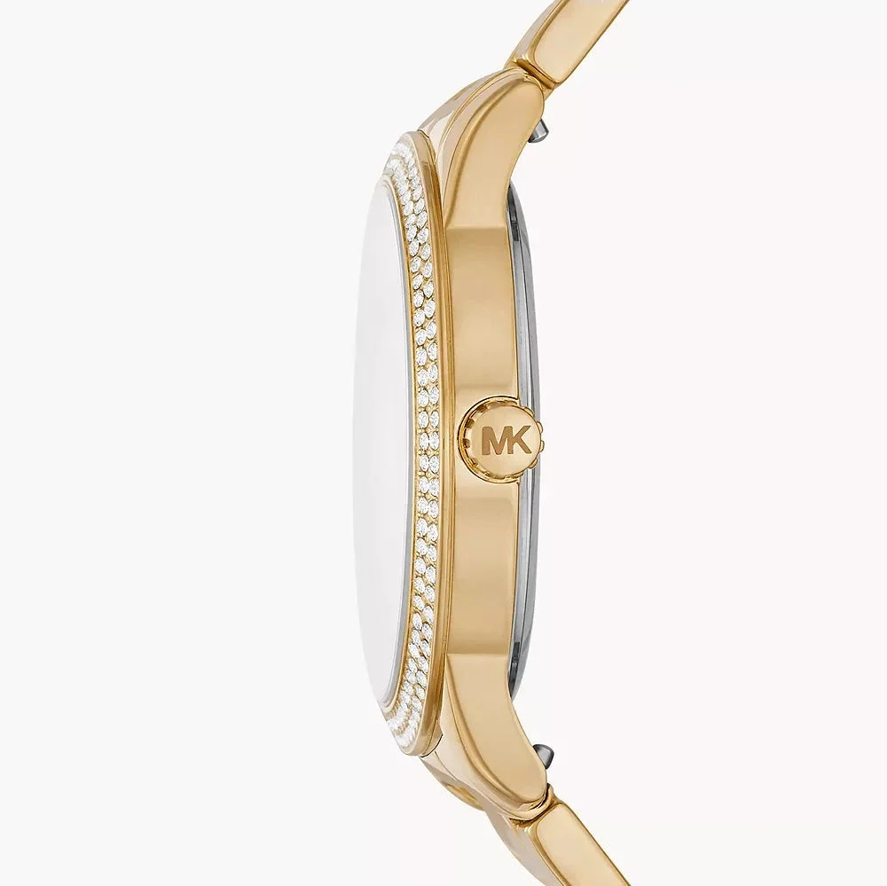 Michael Kors Tibby Multifunction Silver Sunray Dial Gold Women's Watch - MK6969