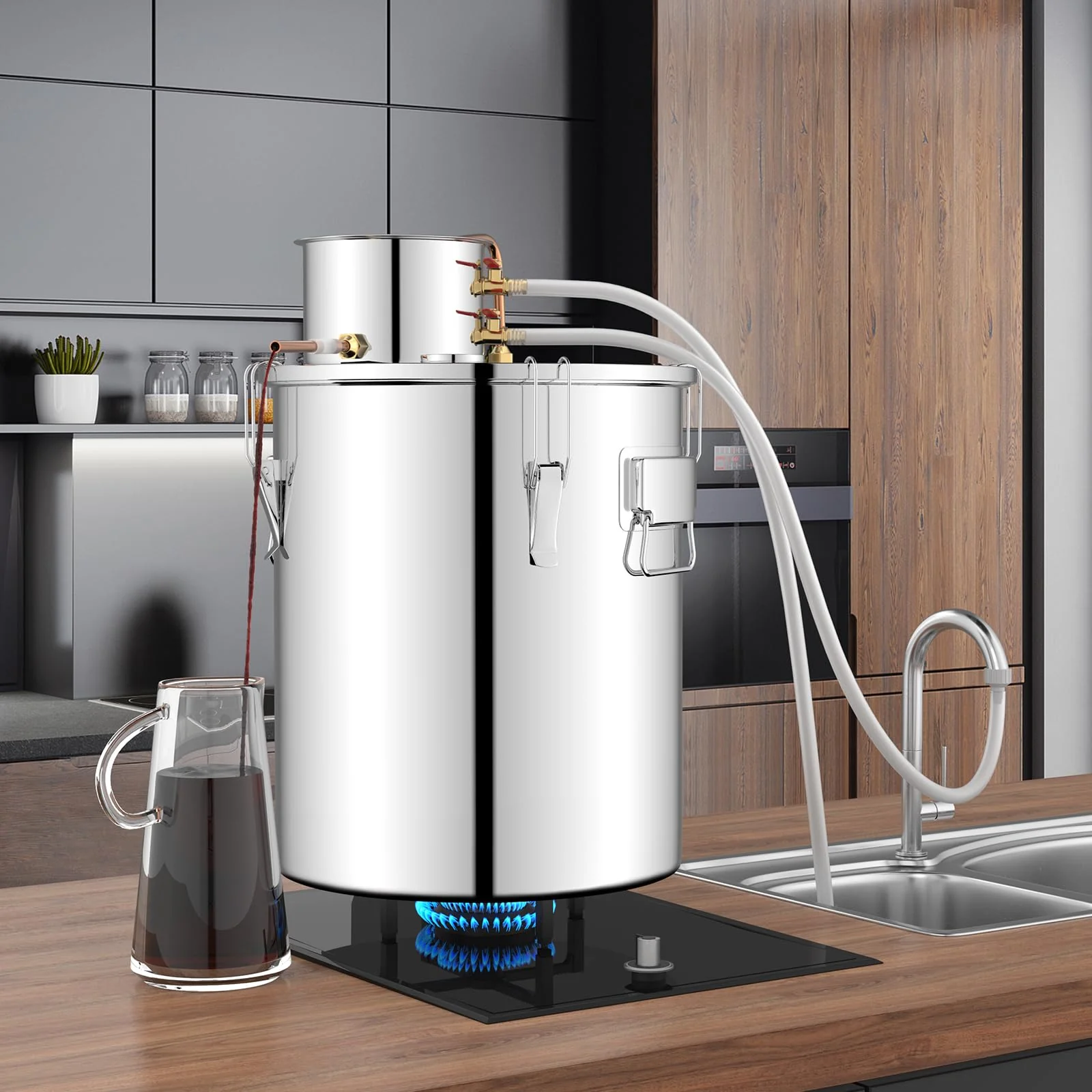 Eletriclife 5 Gal/10 Gal 40L Water Alcohol Distiller