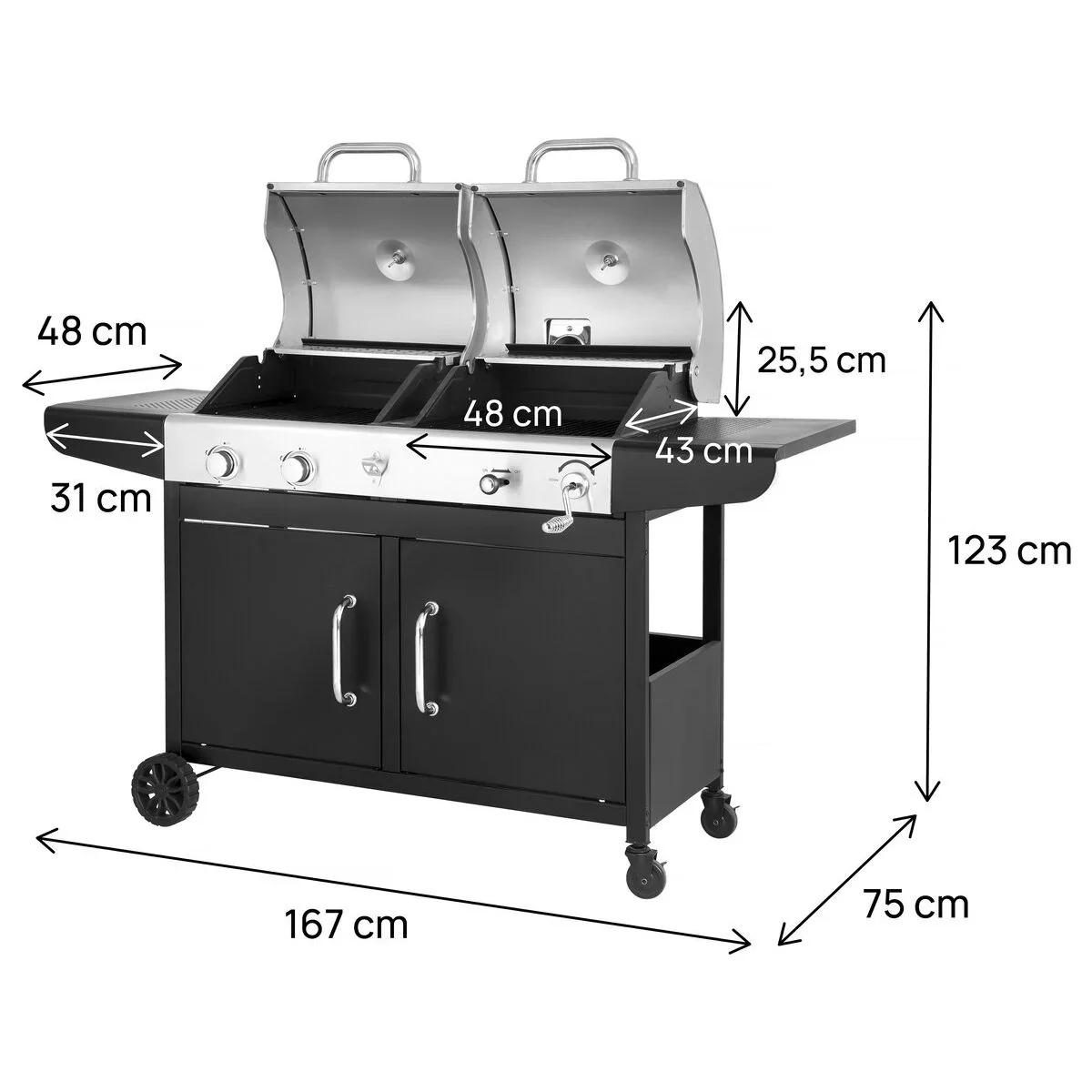 Barbacoa De Gas Y Carbón 