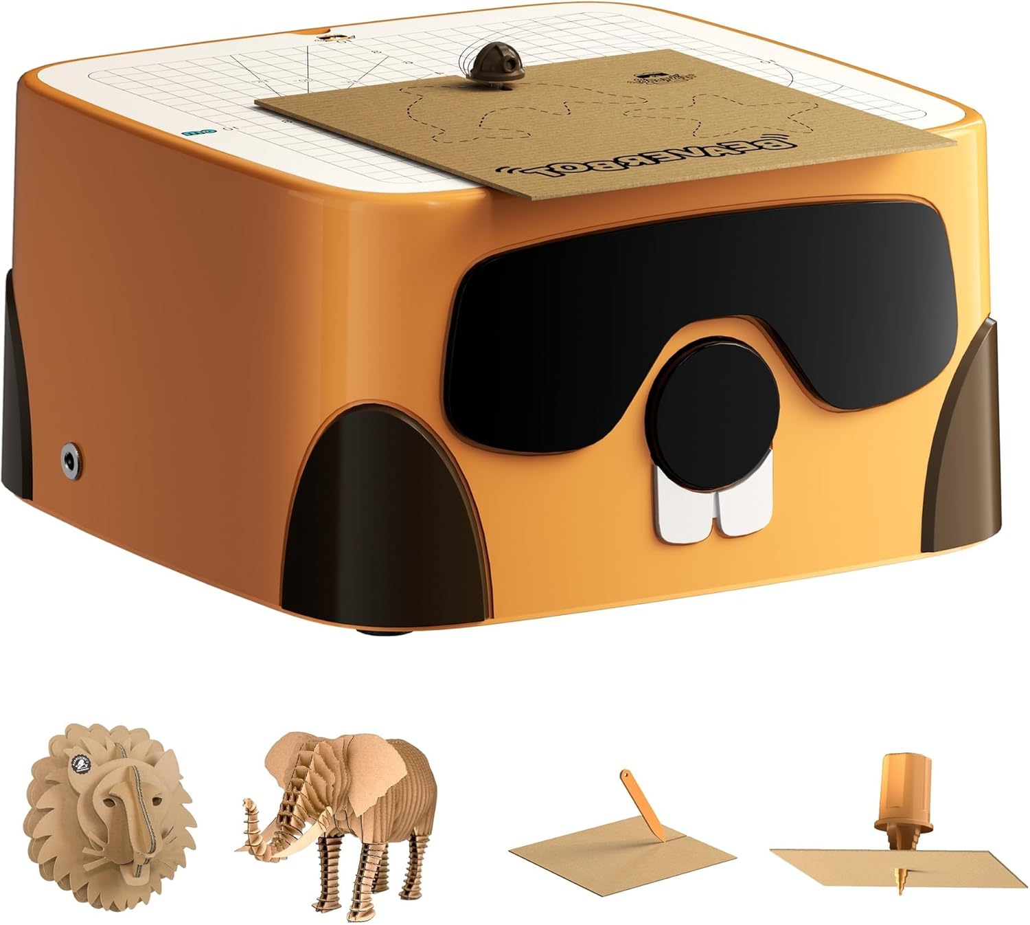 BEAVERBOT Kids Cardboard Cutter STEM Craft Kit, Ages 3+