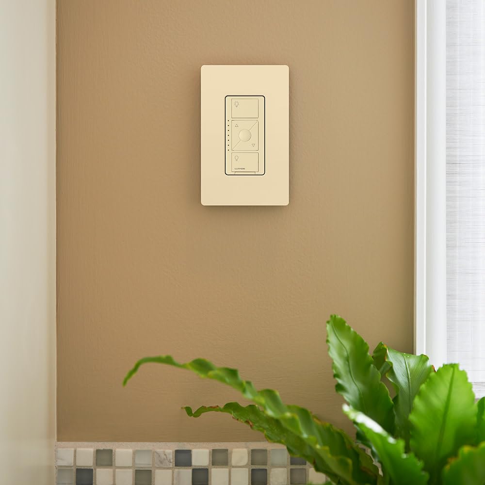 Lutron Caseta ELV+ Smart Dimmer Switch, 250W LED, Alexa Compatible, White, 2-Pack