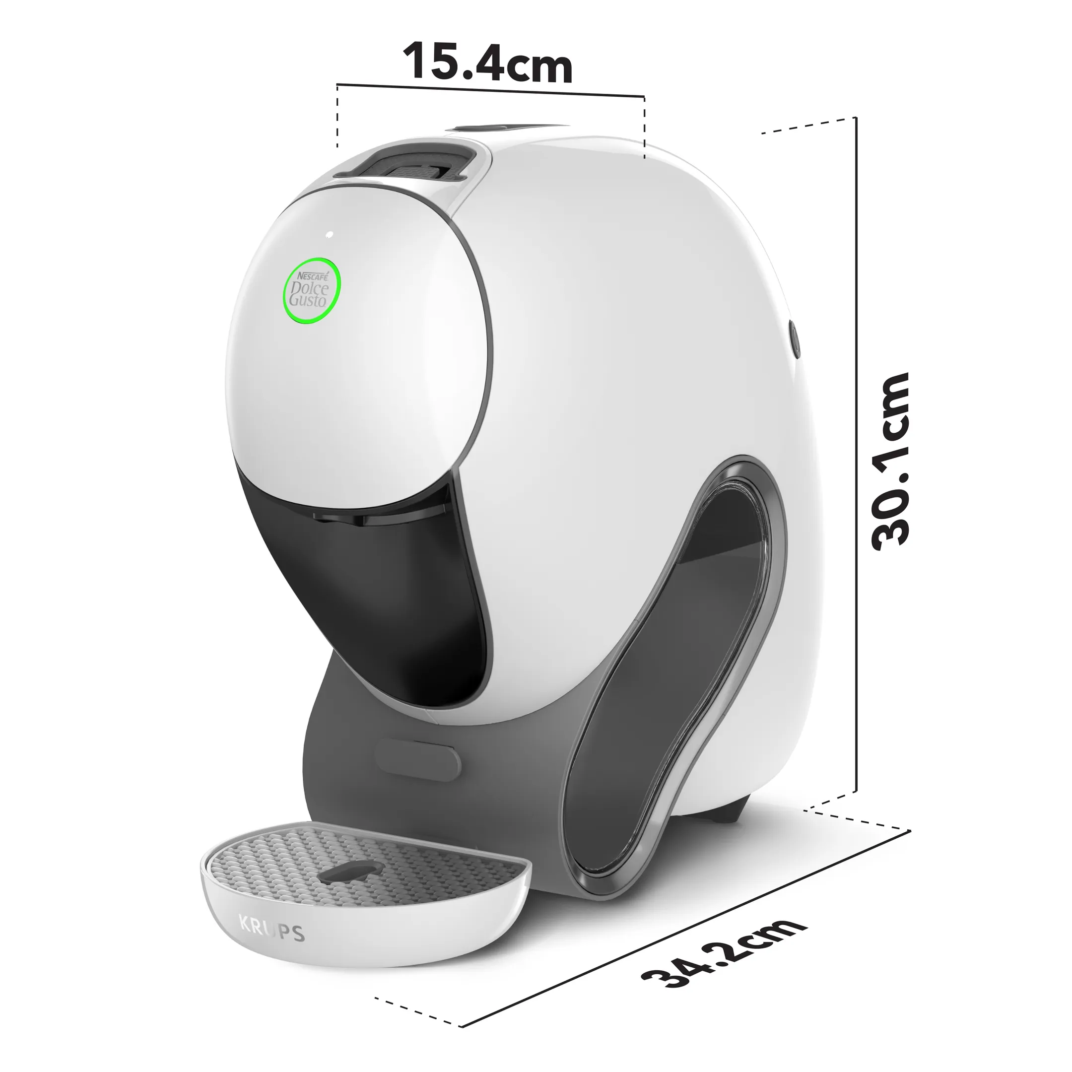 Krups Koffiemachine NESCAFÉ Dolce Gusto NEO CAFFÈ wit KP830110