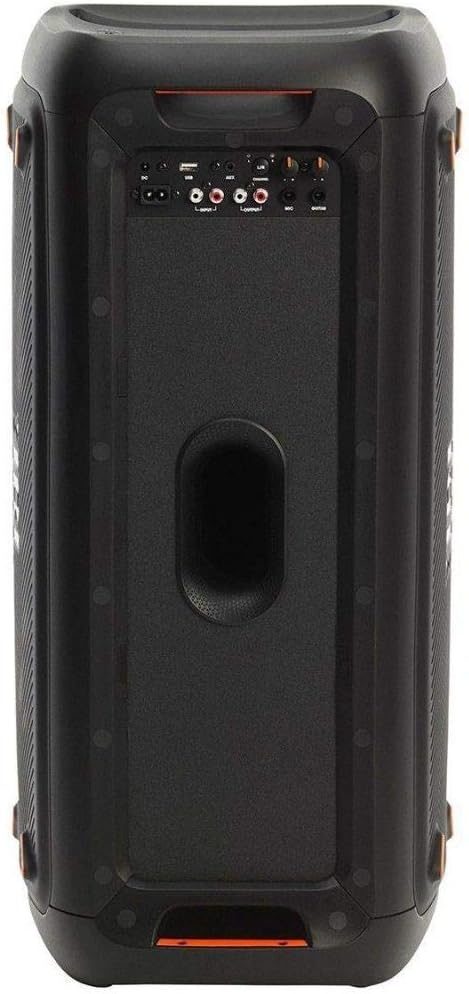 JBL PartyBox 710 - Schwarz – Trag - und rollbarer Bluetooth Party-Lautsprecher mit Lichteffekten – Spritzwassergeschützte, mobile Musikbox