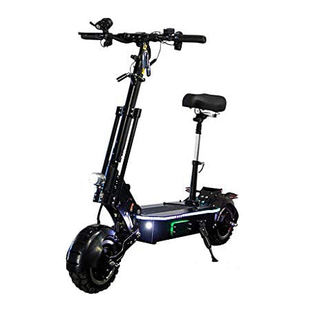 Monopattino elettrico ultraveloce MAXX 60MPH per adulti, pieghevole, doppio motore da 5000W | Batteria da 60V/38,5Ah | Autonomia 83 miglia | Pendenza 30°