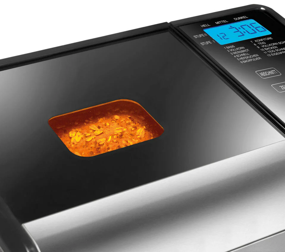 2025 Máquina de pan Backmeister® Top Edition 615 W con 11 programas y capacidad de hasta 1.200 g