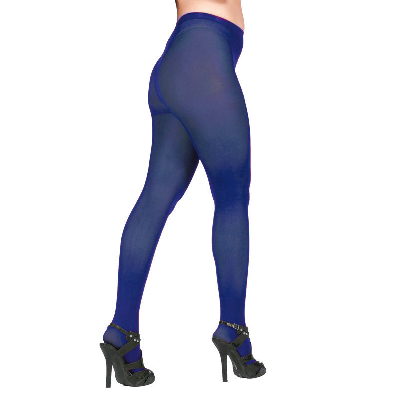 12 PACK Super Control Top Navy Blue Opaque Tights 8062D