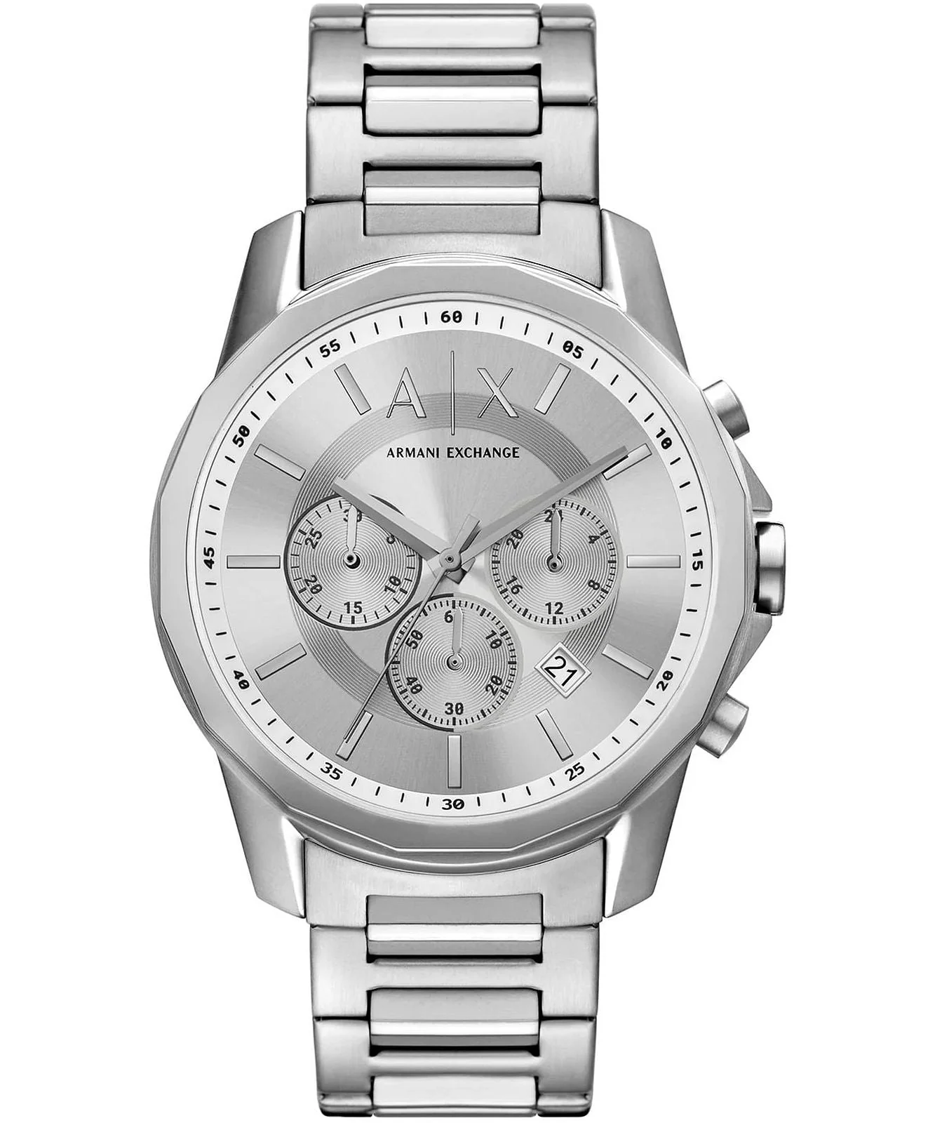 Armani Exchange Outerbanks Chronograph All Silver Men's Watch - AX7141
