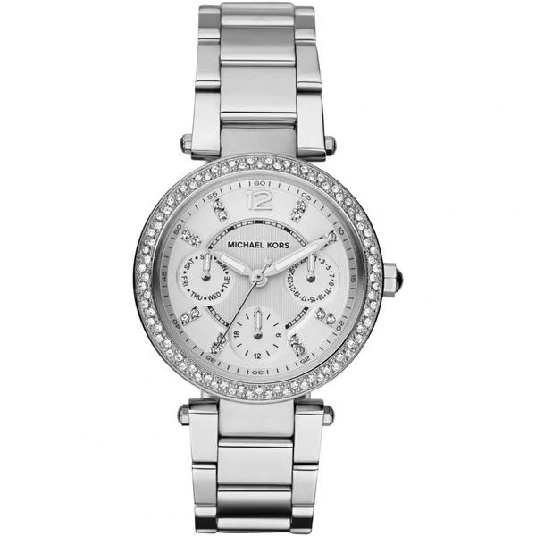 Michael Kors Parker Multi-Function Silver Ladies Watch MK5615