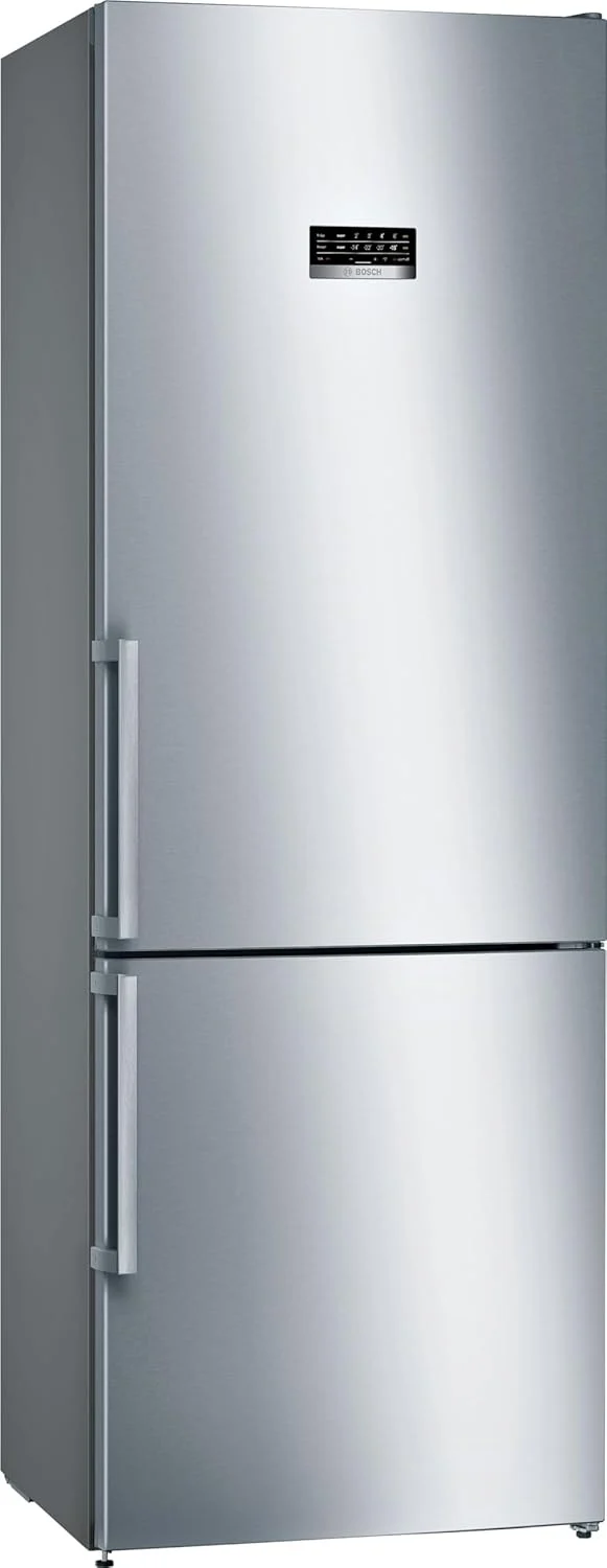 Bosch Serie 4 - Frigorífico combinado, NoFrost, alto 203 x ancho 70 cm, 438 L, Tecnología VitaFresh, Blanco - KGN49XIDQ