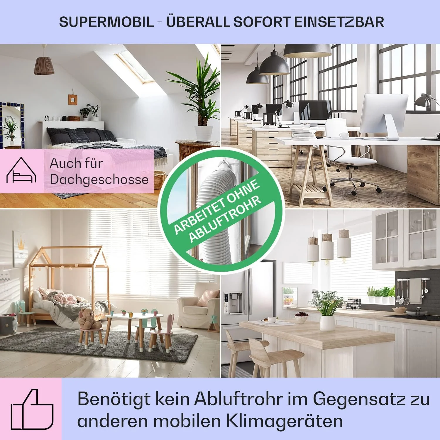 Klarstein 4-in-1: Slimme luchtkoeler, ventilator, luchtbevochtiger & ionisatie I 6 L watertank, oscillatie, 30 W, 210 m3/u, timer I Klimaatregelaar zonder afvoerslang, Mobiele airconditioner, Zwart-ros��goud