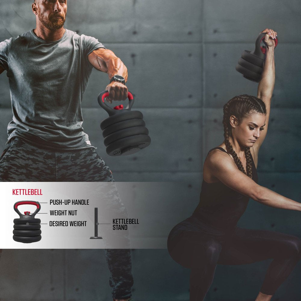 FitRx Smart Bell Gym, 60Lb 4-In-1 Adjustable Interchangeable