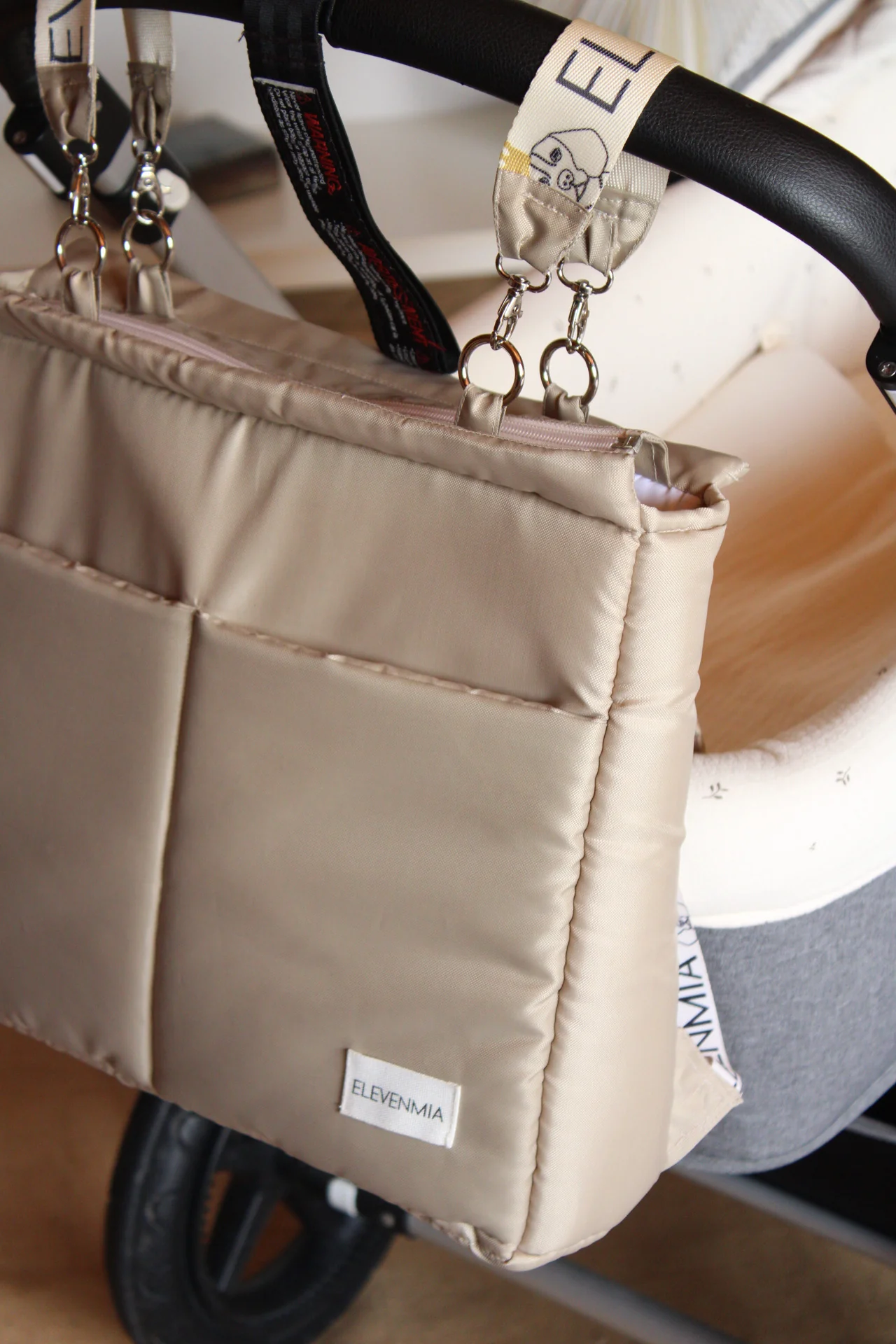 Mochila E-BAG de carro Technic Beige