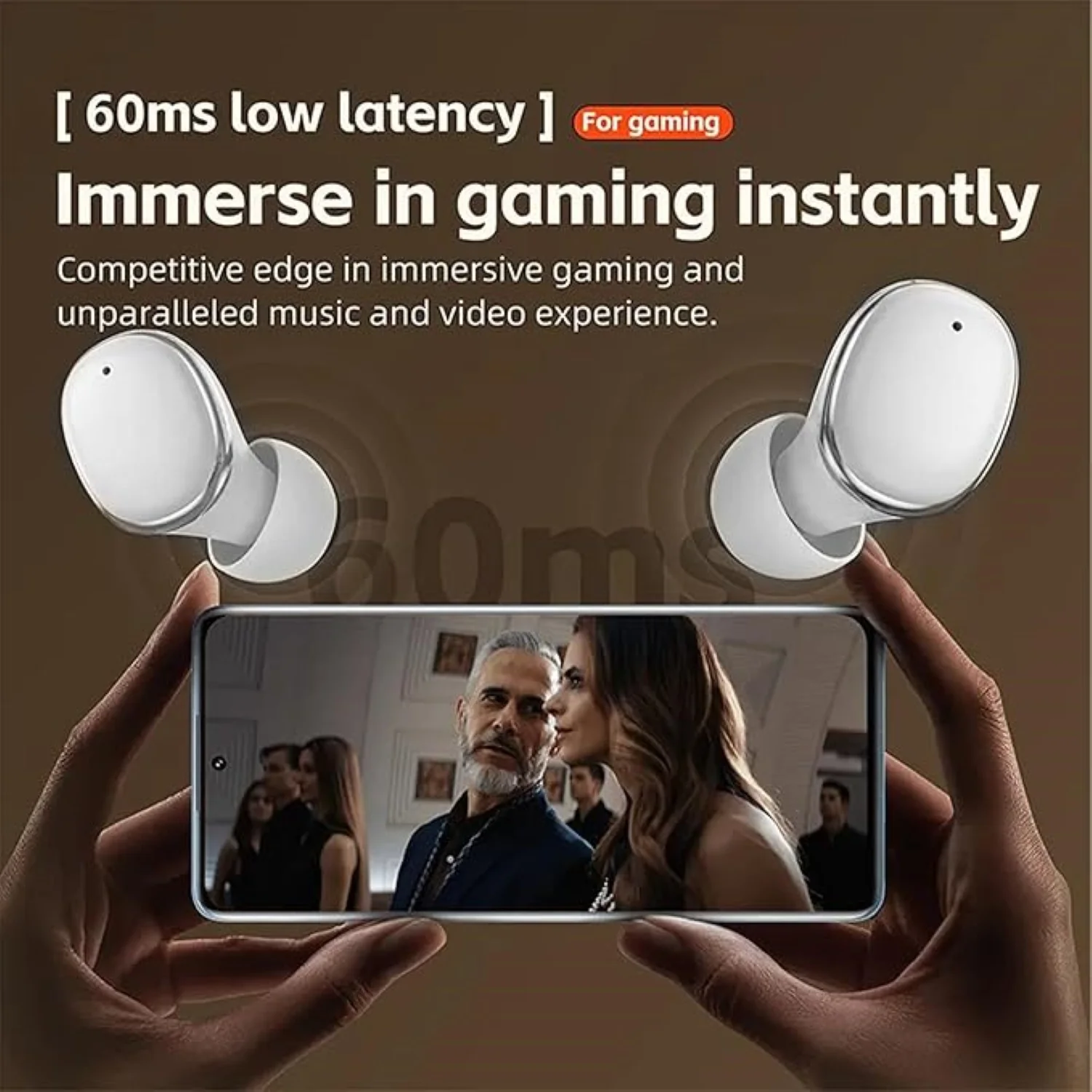 Sport In-Ear Kopfhörer Bluetooth für iPhone, Samsung, Google, Tablet und Laptop