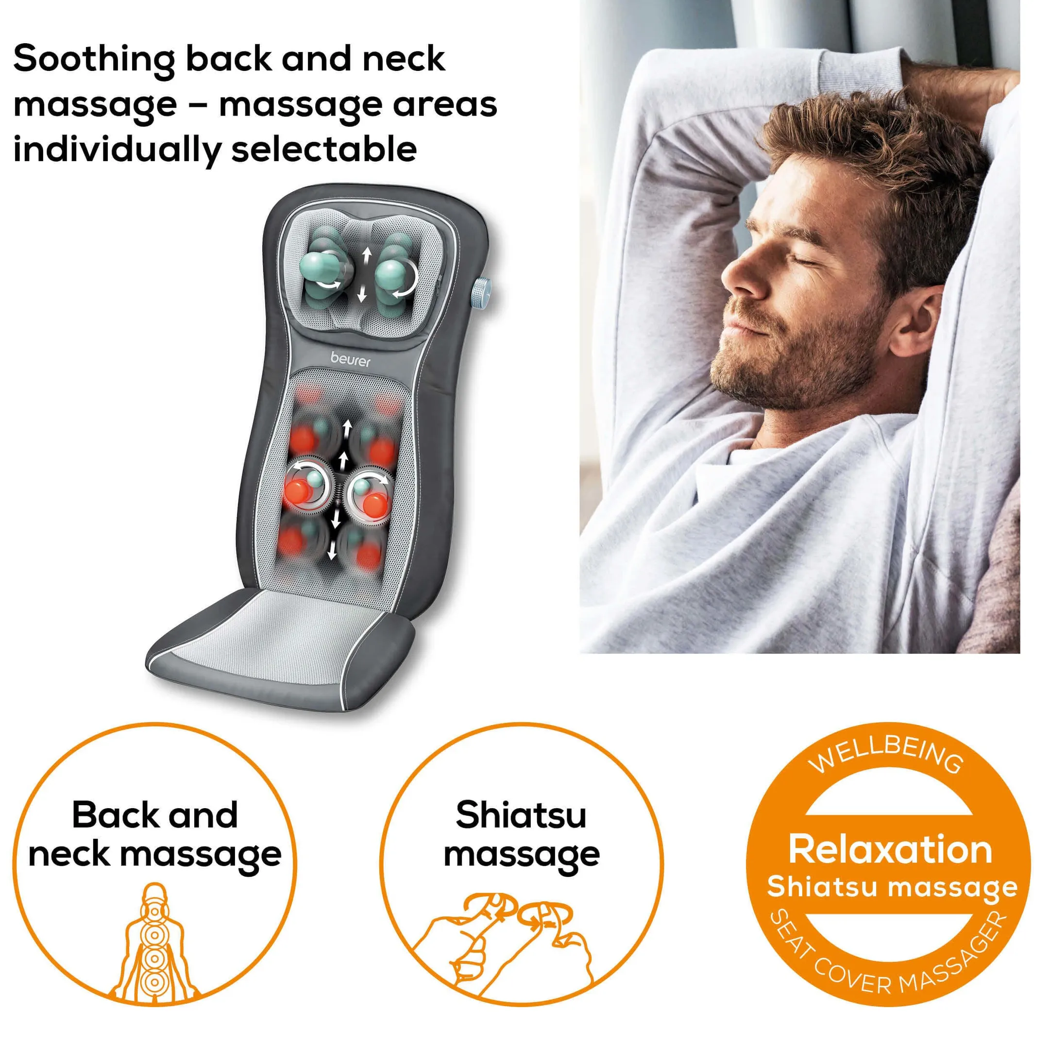Beurer Massagestoel MG 260 HD-2-in-1