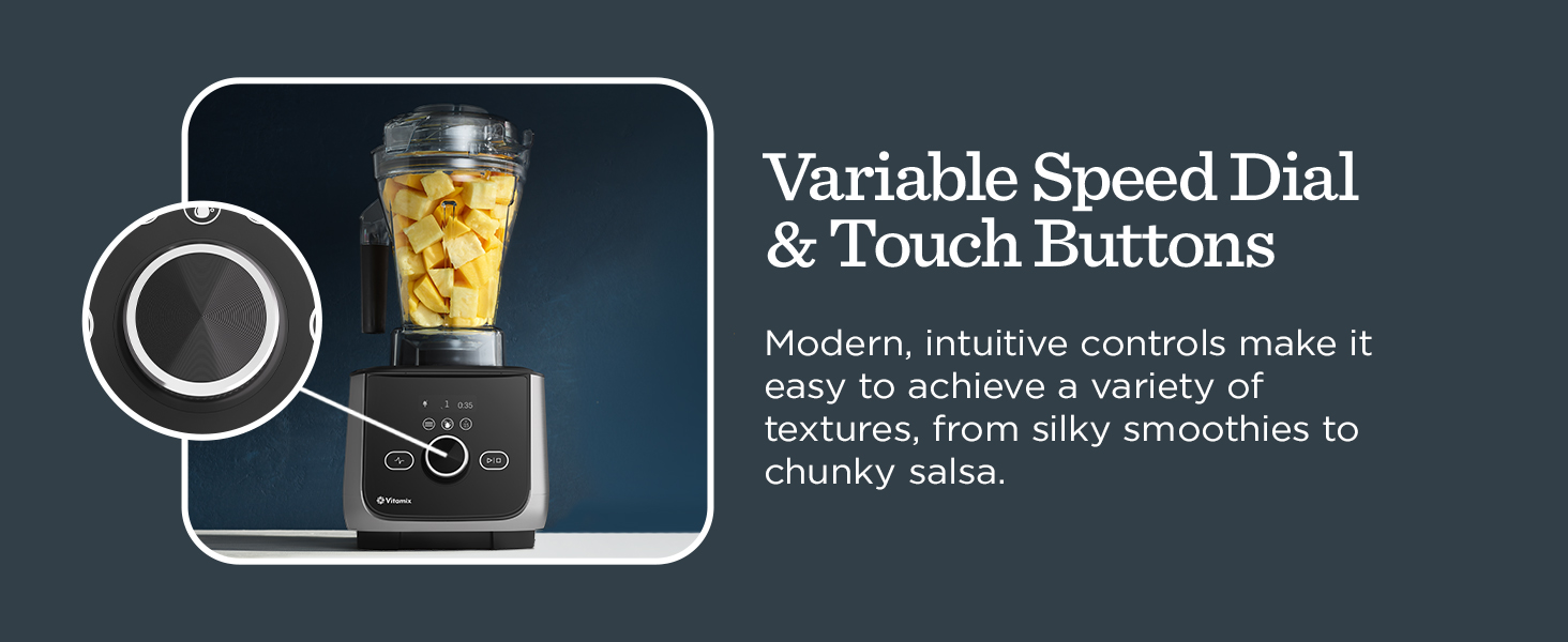 Variable Speed Dial & Touch Buttons