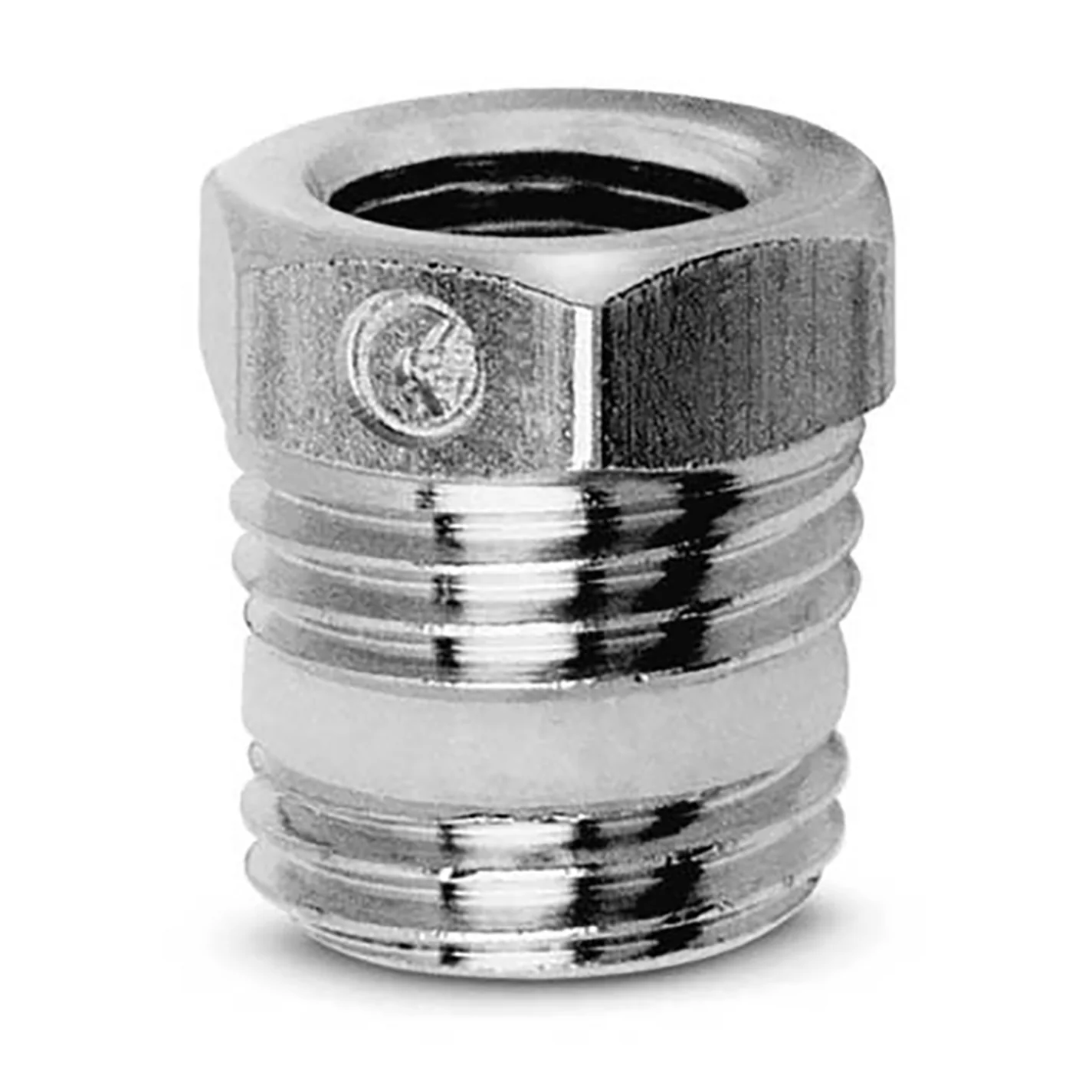 Camozzi S2530 1/4-1/8 - BSPT Adapt Red Bush Male1/4 Fem1/8 Ptfe