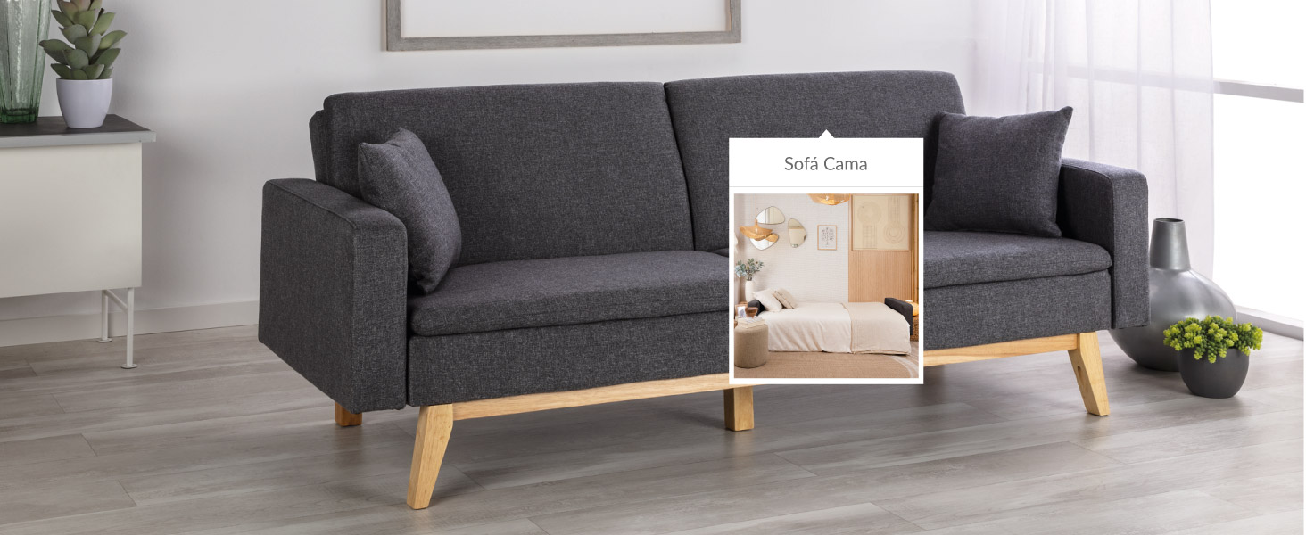 sofa cama matrimonio, sofa cama 3 plazas, sofa cama tres plazas, sofa cama tela, sofa cama clic clac