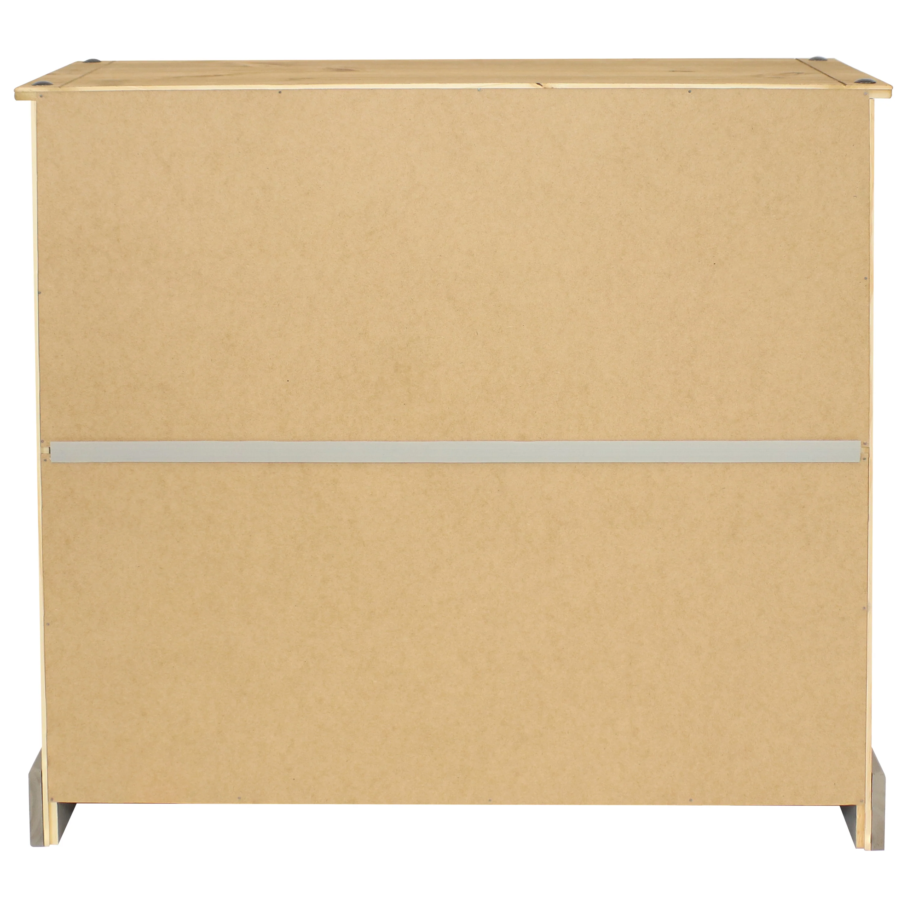 2025 Mesa estante para vino de pino macizo Sunnydaze – 28 botellas, gris, 88 cm