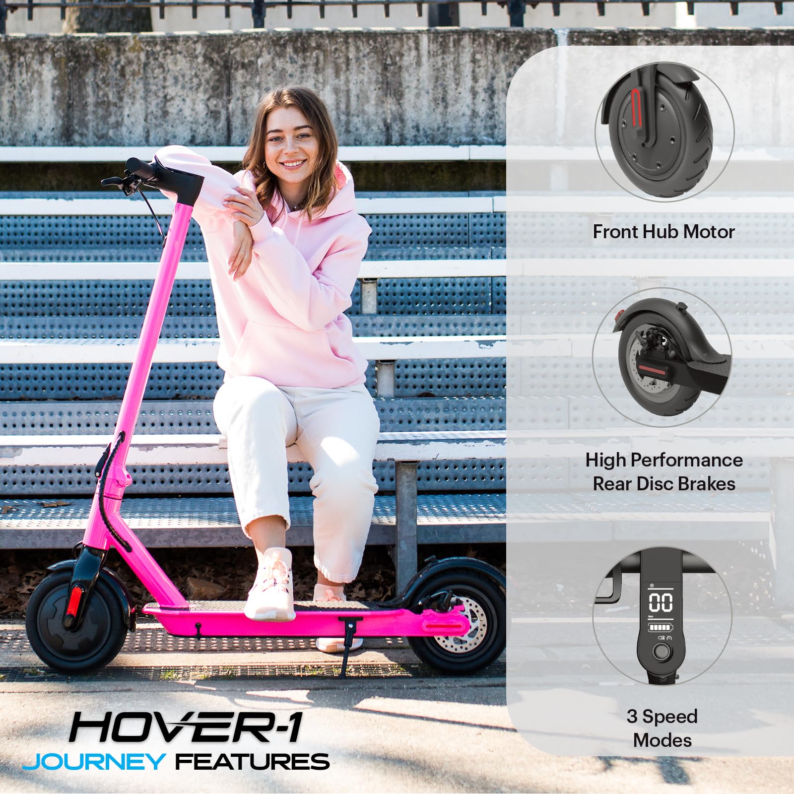 Hover 1 Journey Electric Folding Scooter