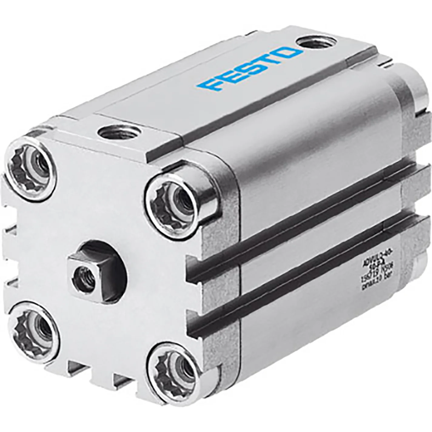 Festo 156757 - 1/4�� BSPP Compact Cylinder 100mm Bore Size 80mm Stroke Length ADVULQ-100-80-P-A