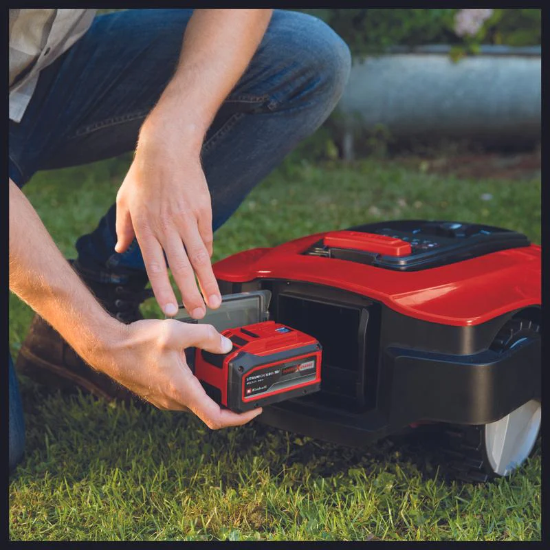 2025 Kit robot cortacésped Einhell Freelexo 500 con recortadora para bordes de césped