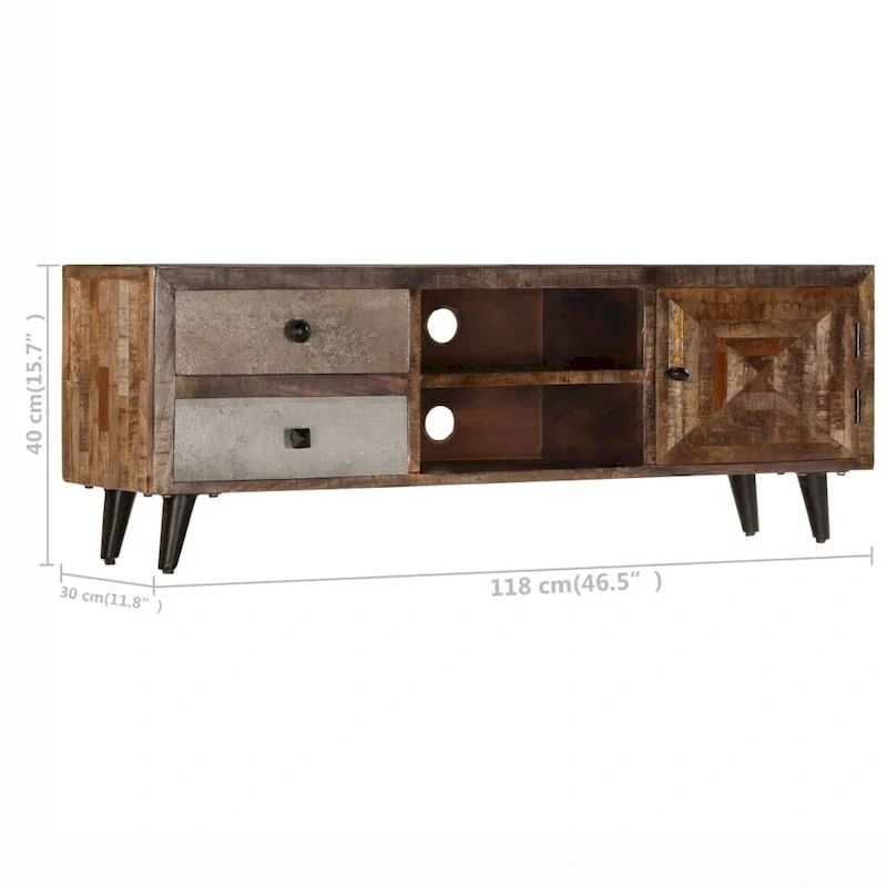 Mango Wood TV Stand 46.5